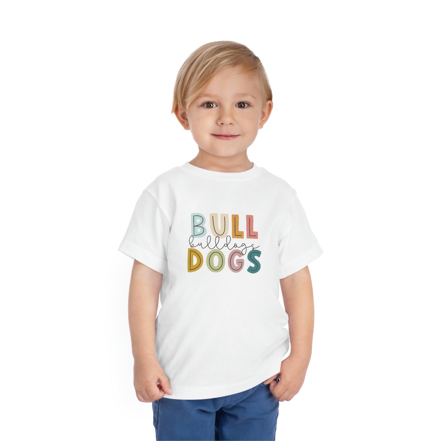 Bulldogs Bella+Canvas 3001 Toddler Short Sleeve Tee