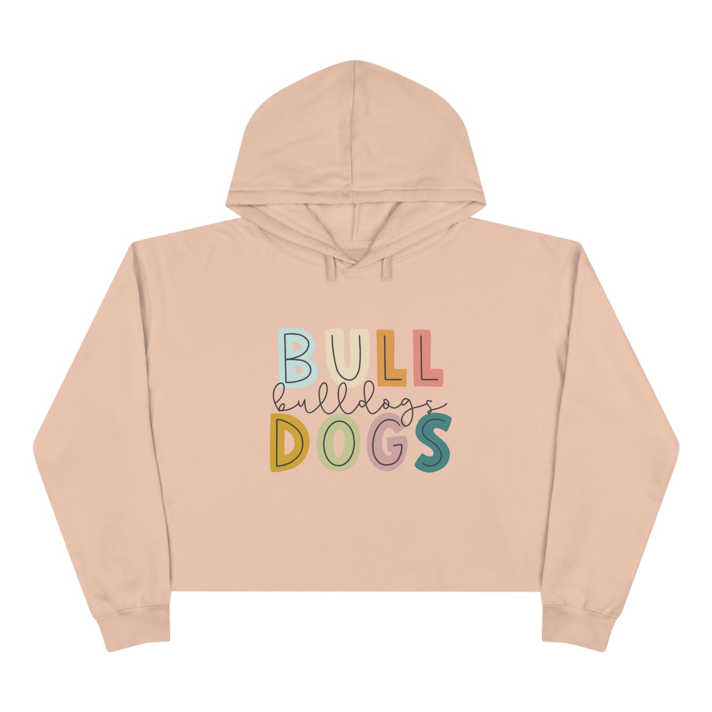 Bulldogs Crop Hoodie