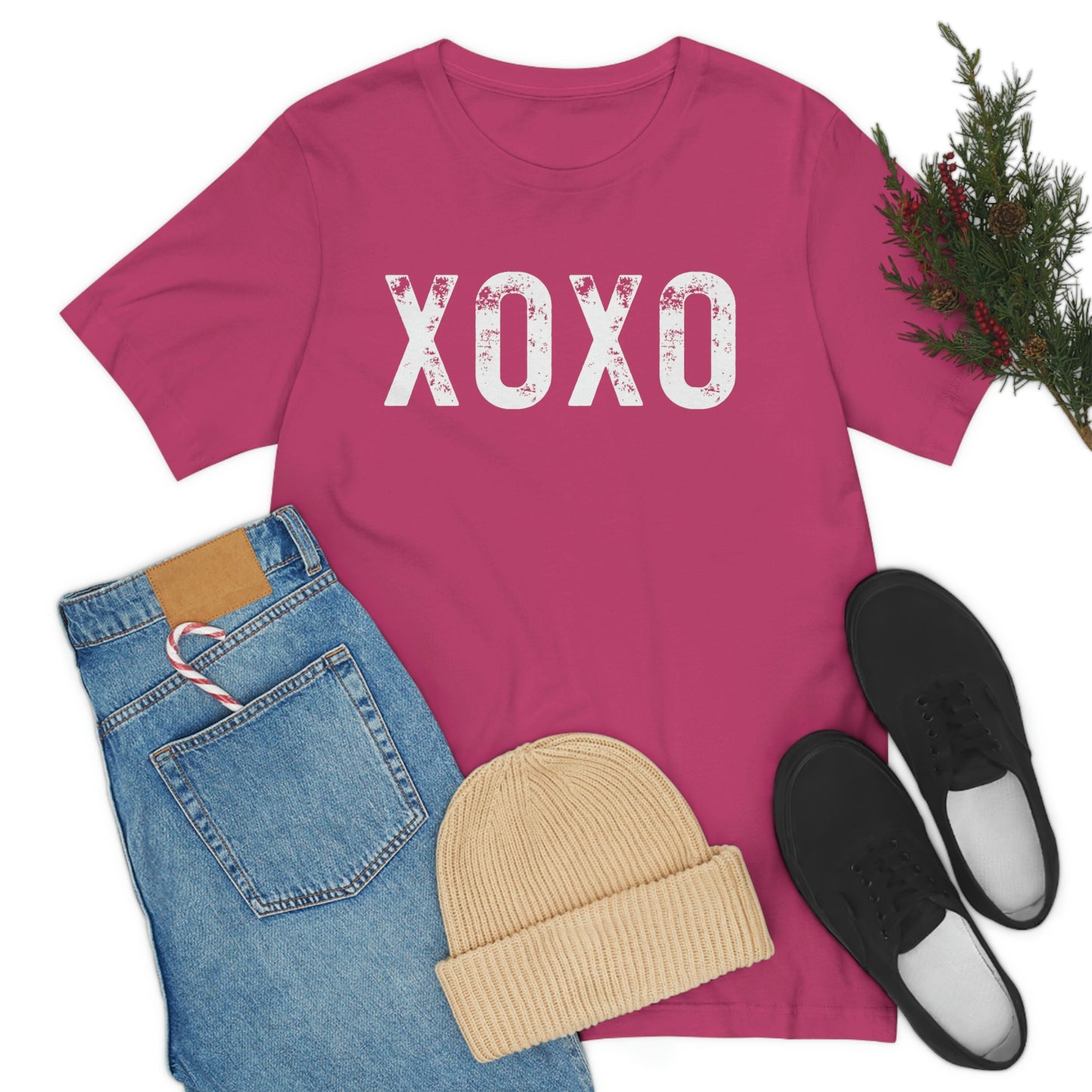 XOXO Valentine Shirt Unisex Jersey Short Sleeve Tee