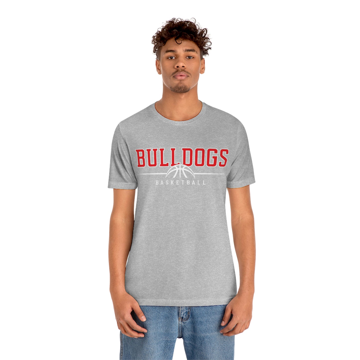 Bulldog Basketball Shirt Soft Style Unisex Jersey Short Sleeve Tee