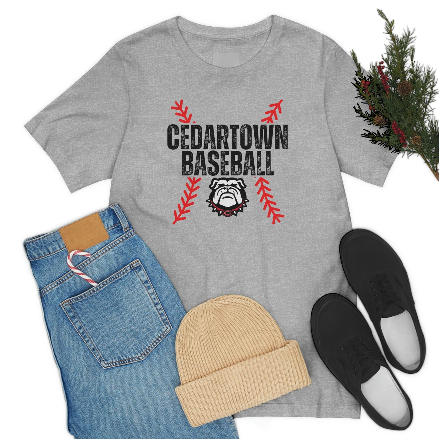 Cedartown Baseball Bella+Canvas 3001 Unisex Jersey Short Sleeve Tee