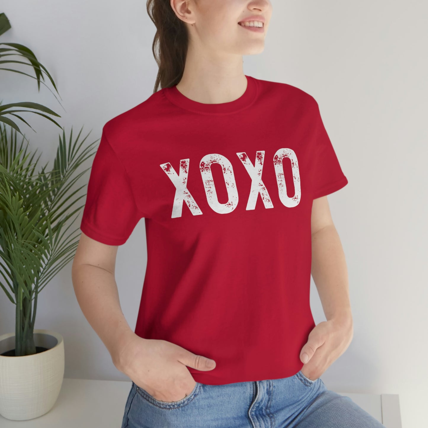 XOXO Valentine Shirt Unisex Jersey Short Sleeve Tee