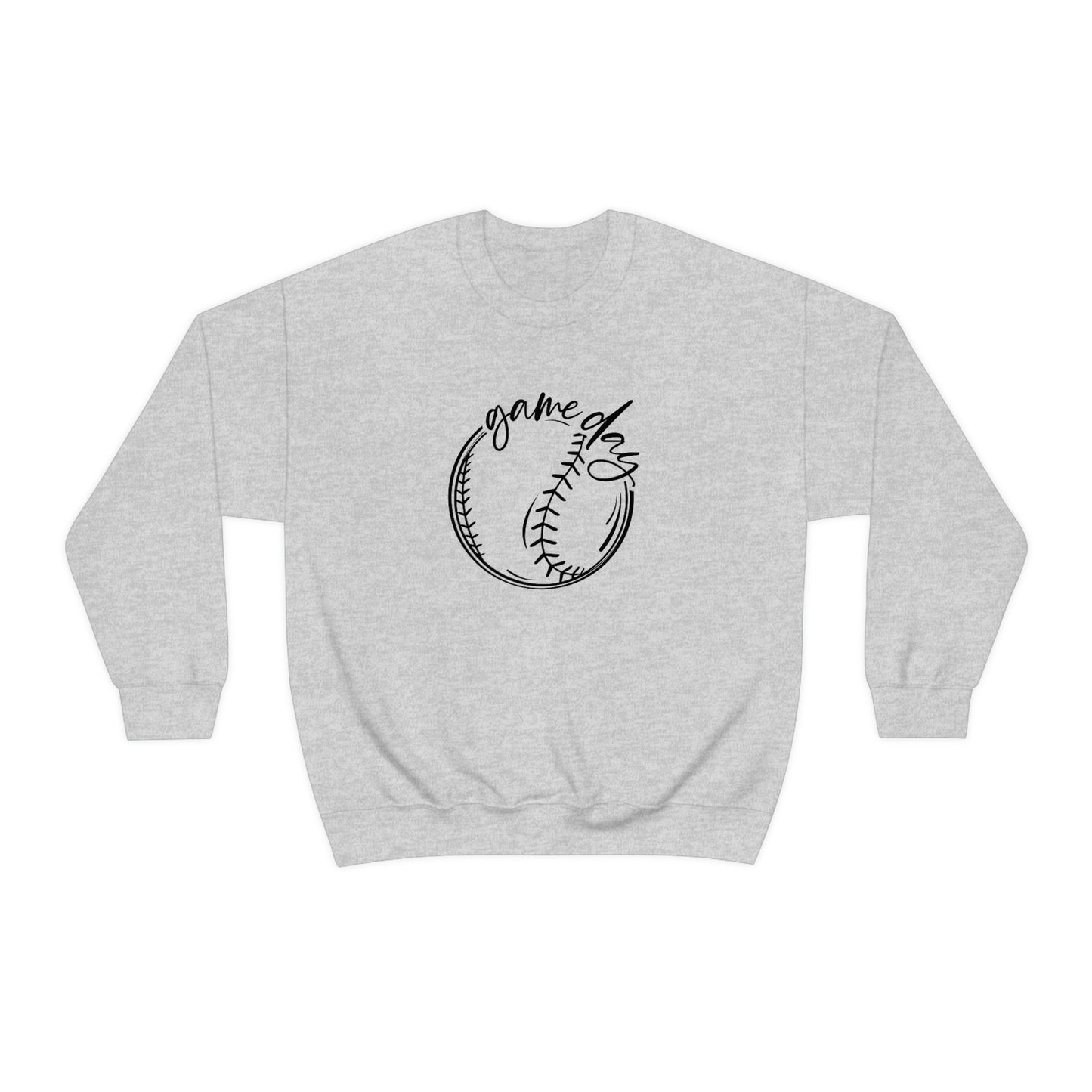 Baseball Game Day Gildan 18000Unisex Heavy Blend Crewneck Sweatshirt