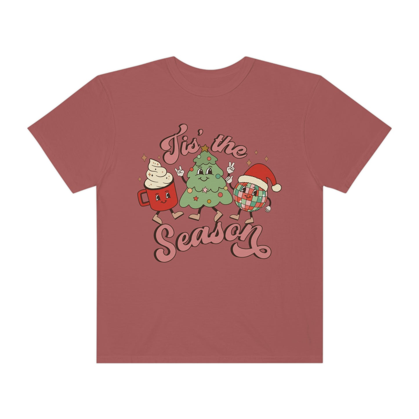 Tis' the Season Christmas Shirt Unisex Garment-Dyed Comfort Colors T-shirt