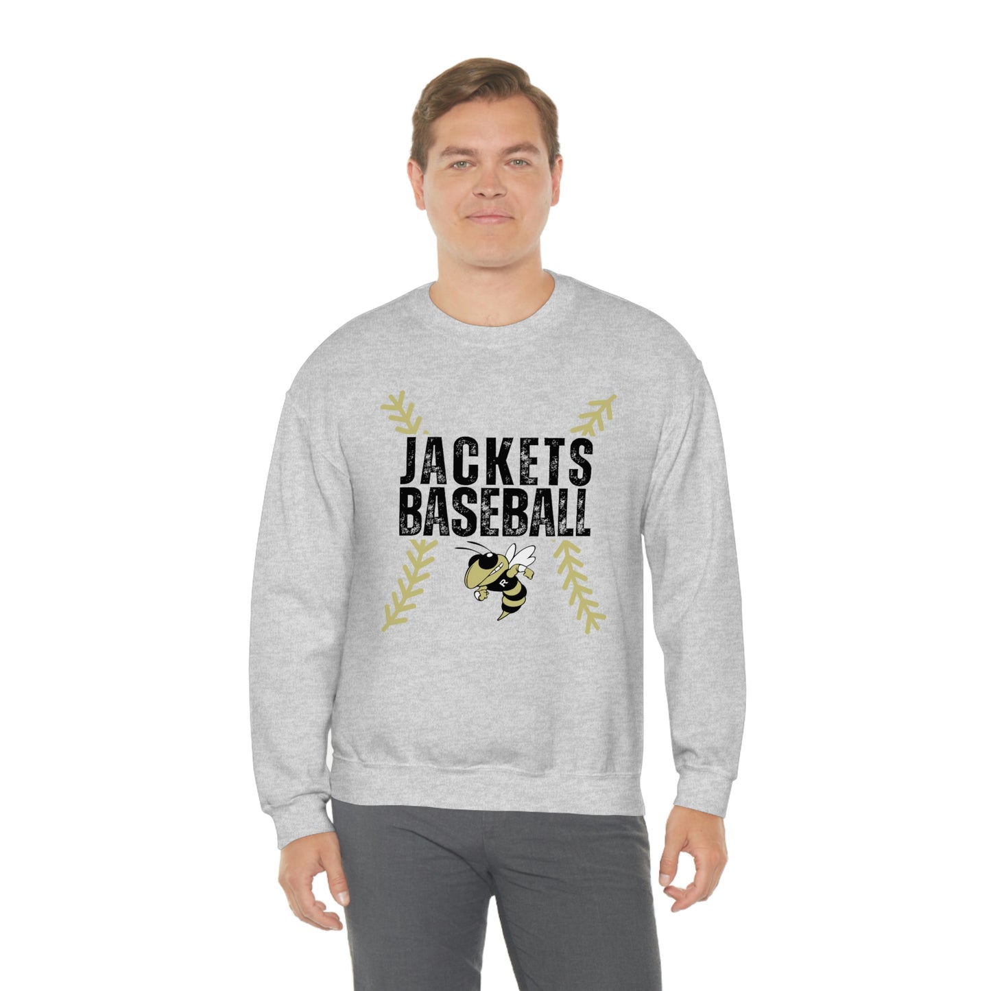 Jackets Baseball Gildan 18000 Unisex Heavy Blend Crewneck Sweatshirt