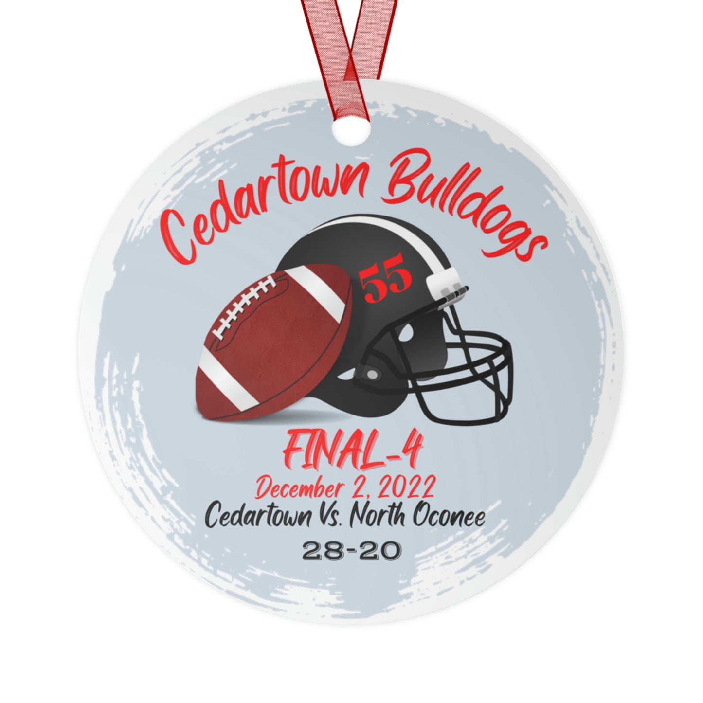 CHS Final 4 Christmas Ornament Metal Ornaments