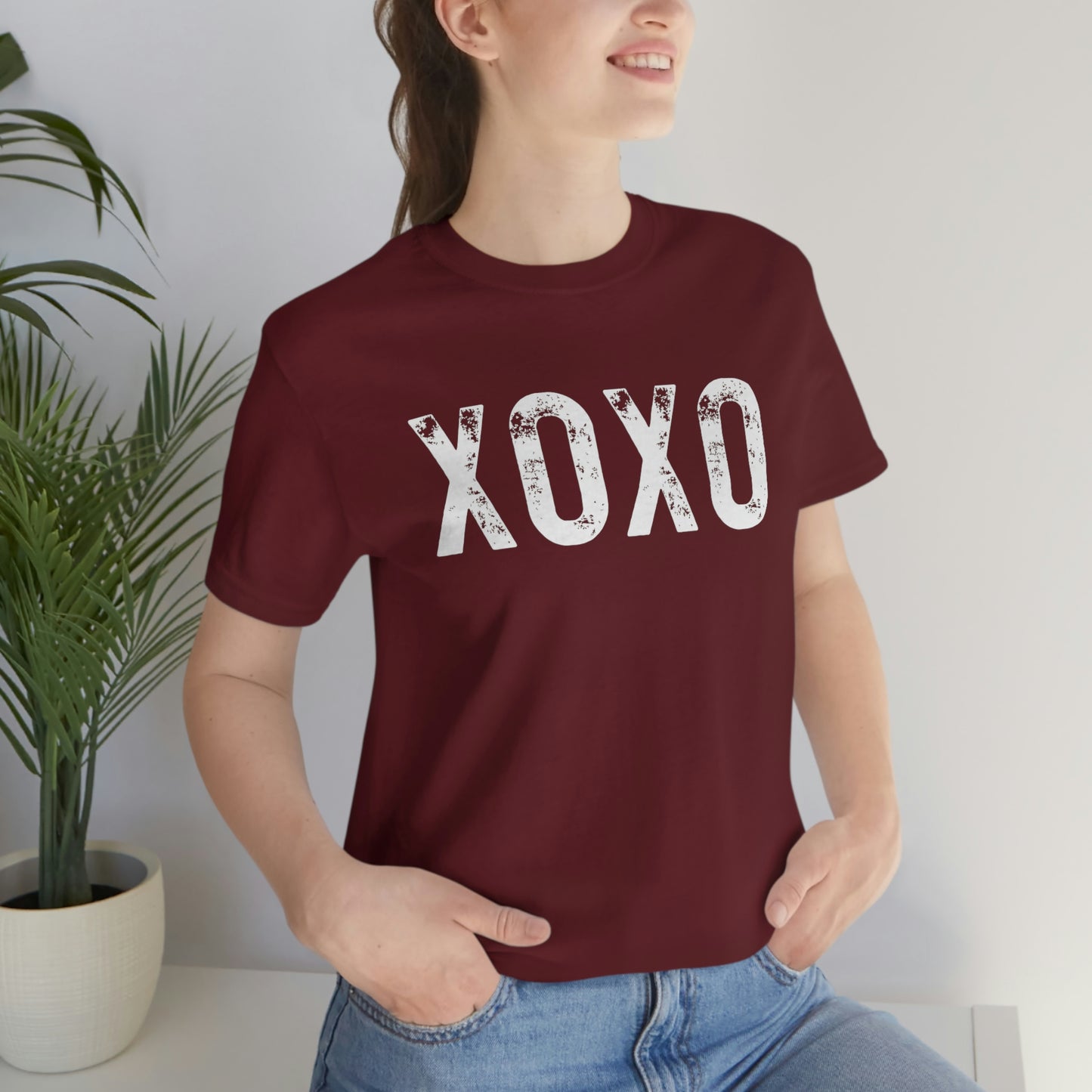 XOXO Valentine Shirt Unisex Jersey Short Sleeve Tee