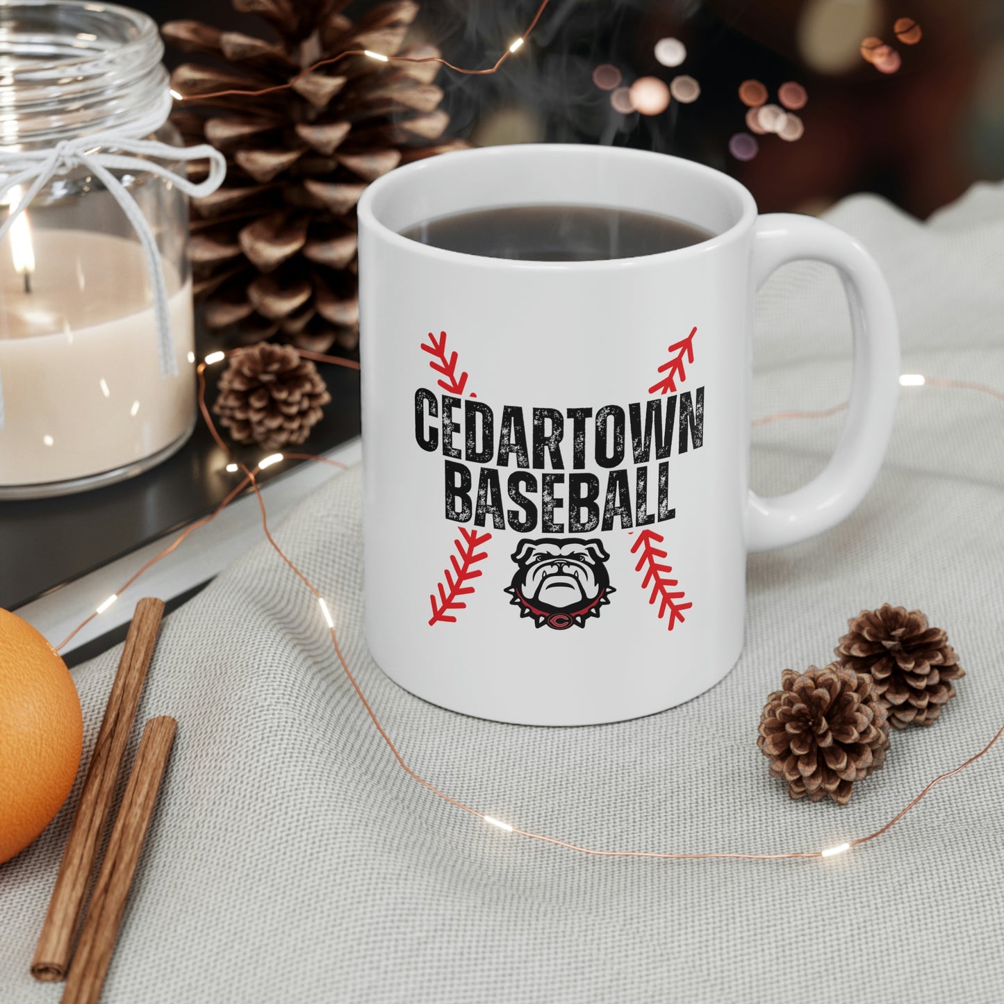 Cedartown Baseball Double Sided Ceramic Mug 11oz