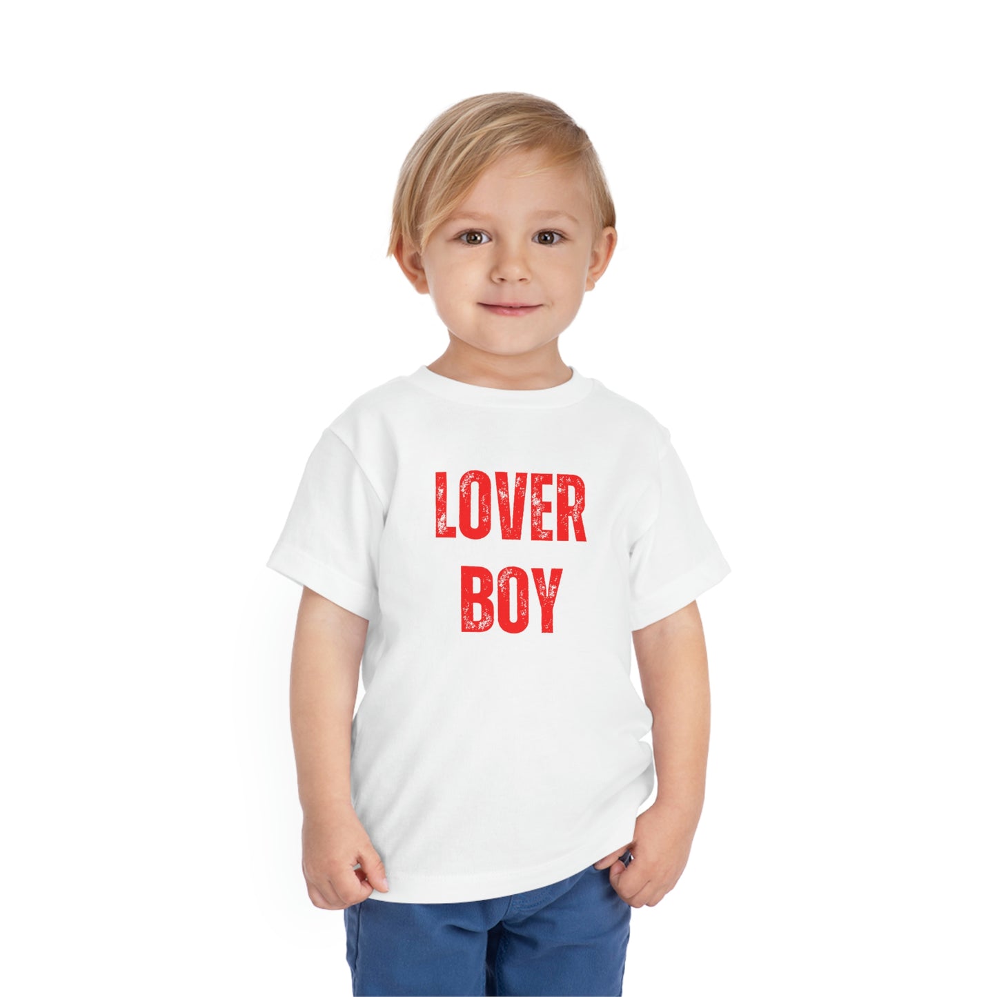 Valentine Lover Boy Toddler Short Sleeve Tee