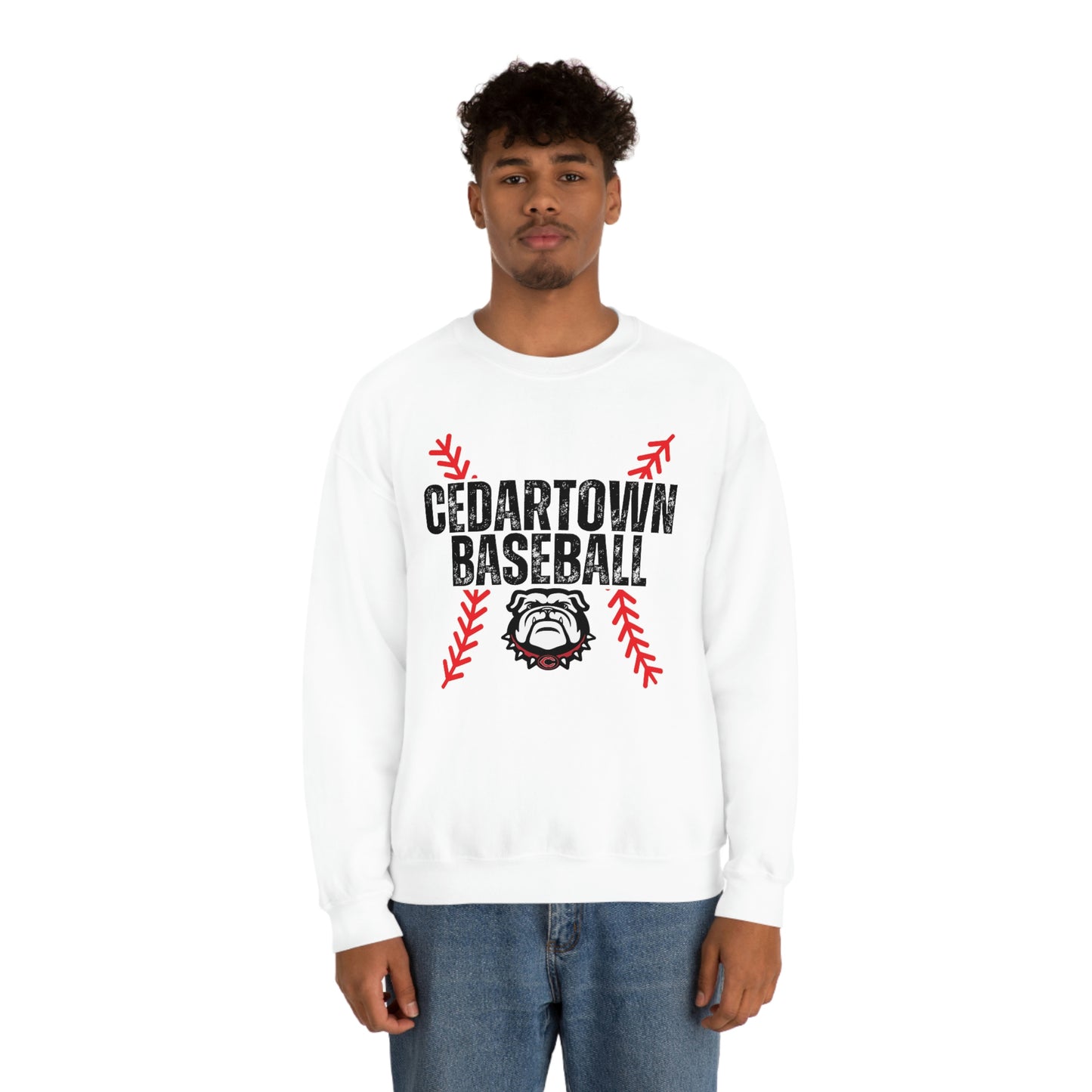 Cedartown Baseball Gildan 18000 Unisex Heavy Blend Crewneck Sweatshirt