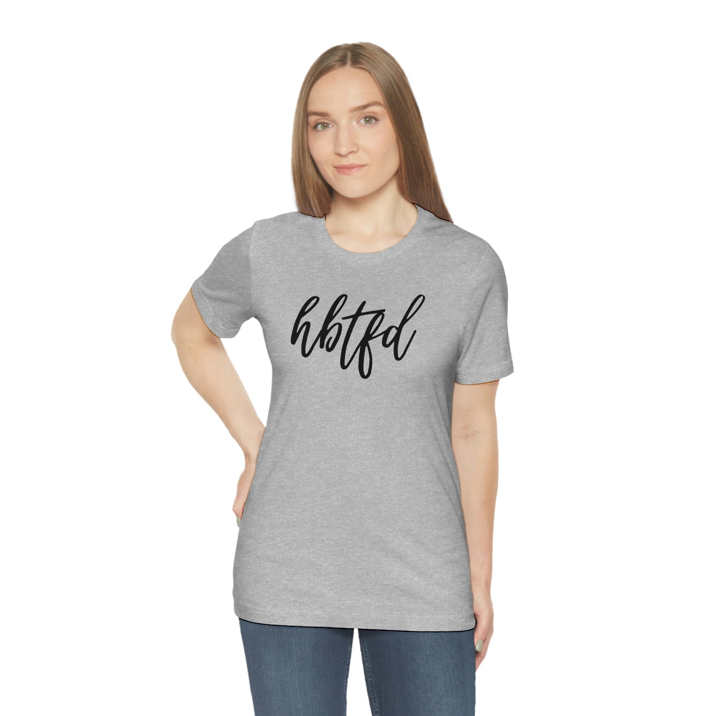 HBTFD girlie font Georgia Bulldog Soft Style Unisex Jersey Short Sleeve Tee