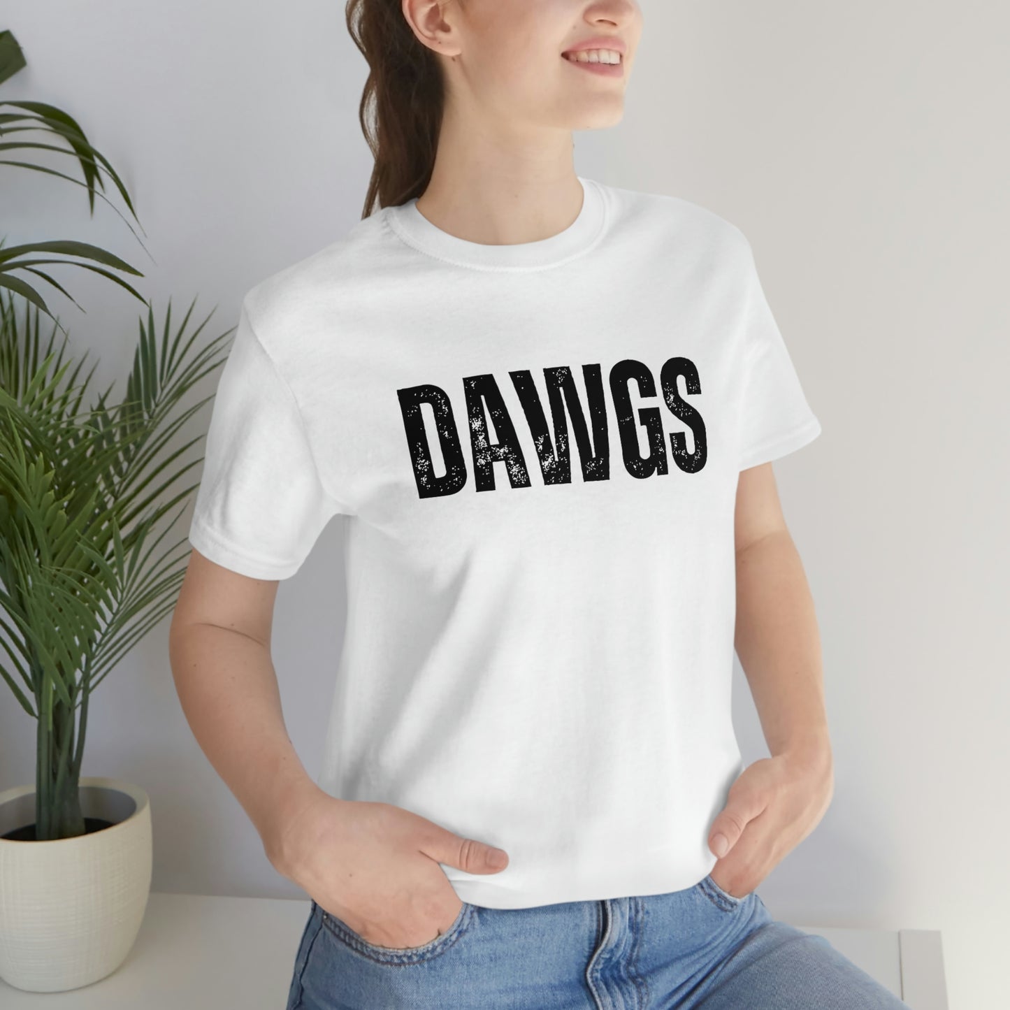 Dawgs Women's and Men's Bella+Canvas 3001 Unisex Jersey Short Sleeve Tee