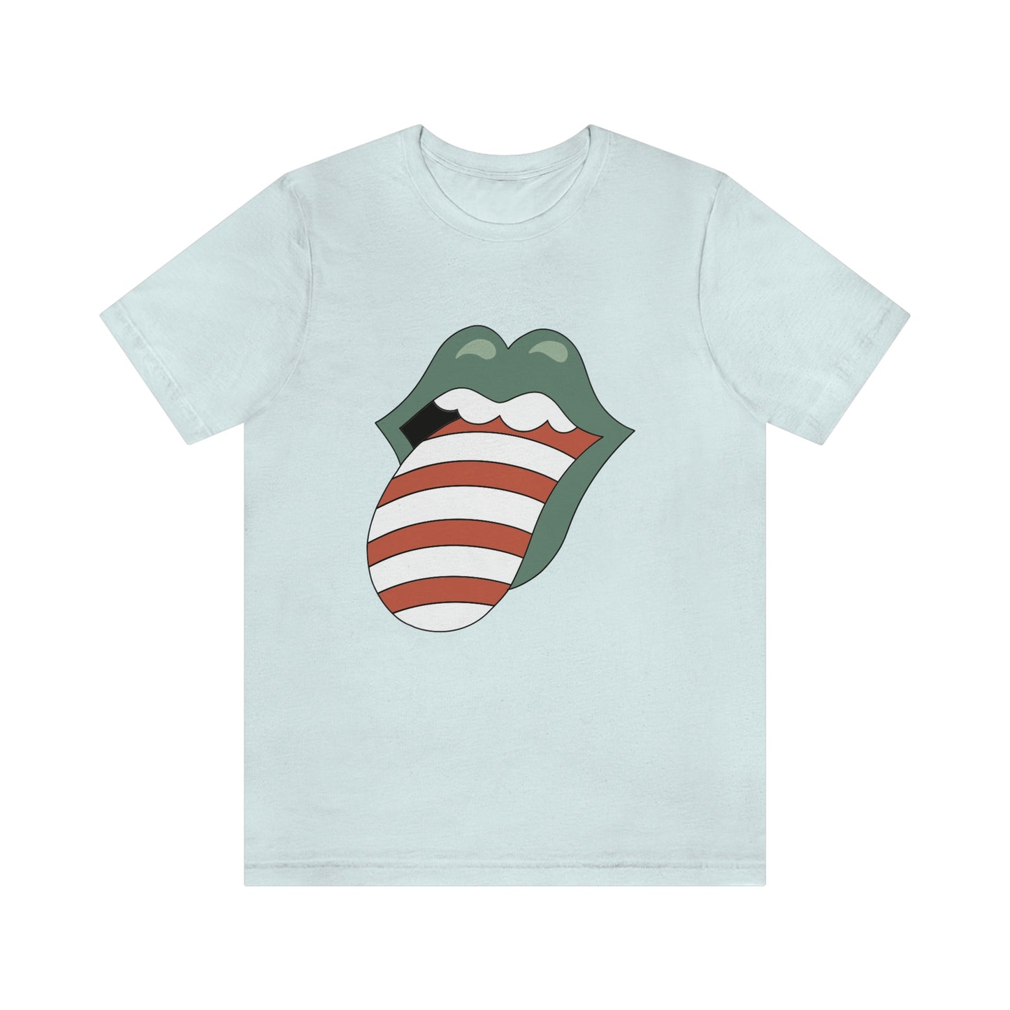 Christmas Tongue T-shirt Women's Unisex Jersey Short Sleeve Tee