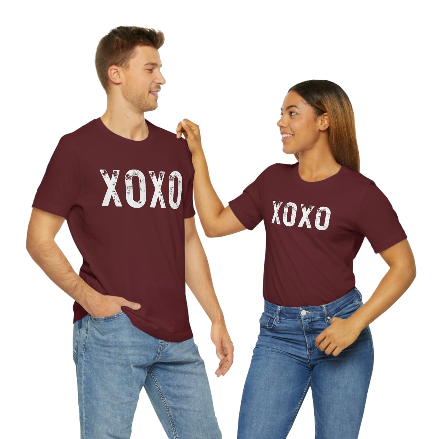 XOXO Valentine Shirt Unisex Jersey Short Sleeve Tee