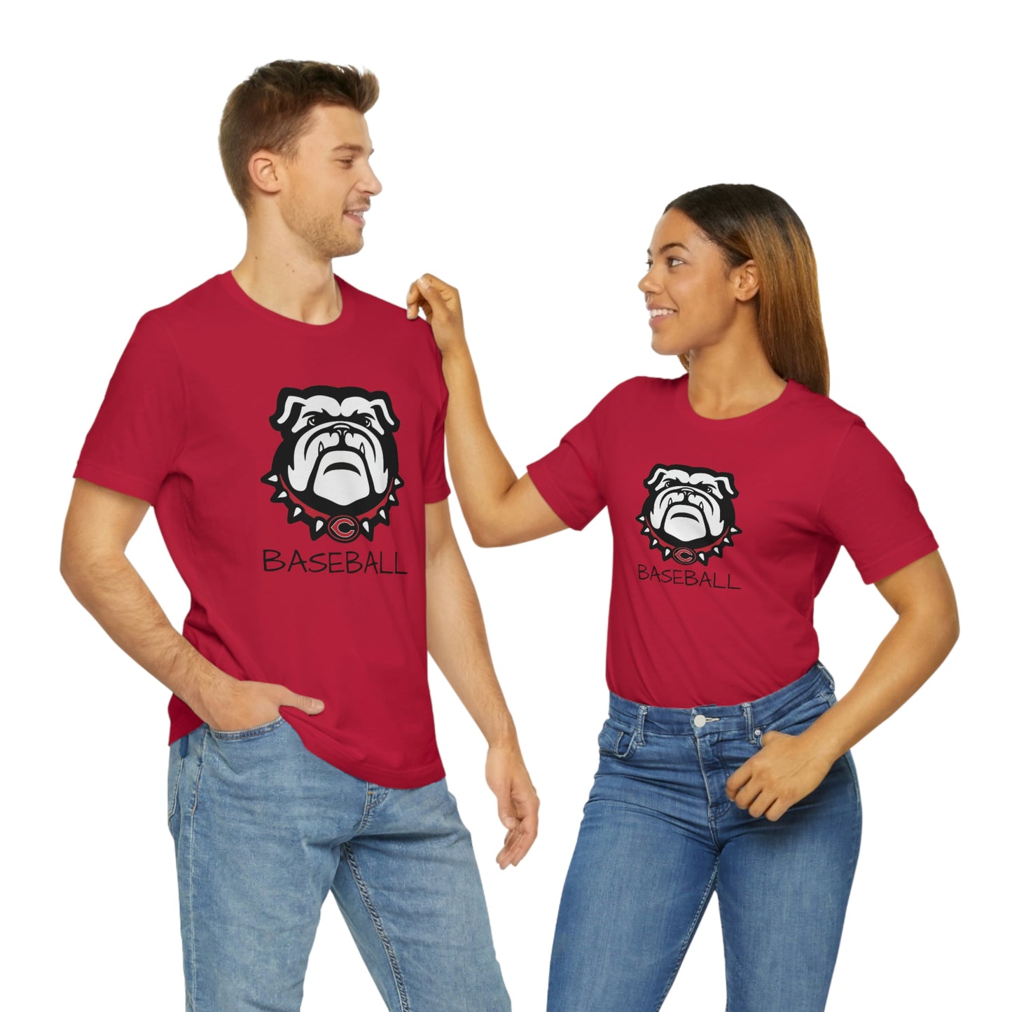 Bulldog Baseball Bella+Canvas 3001 Unisex Jersey Short Sleeve Tee