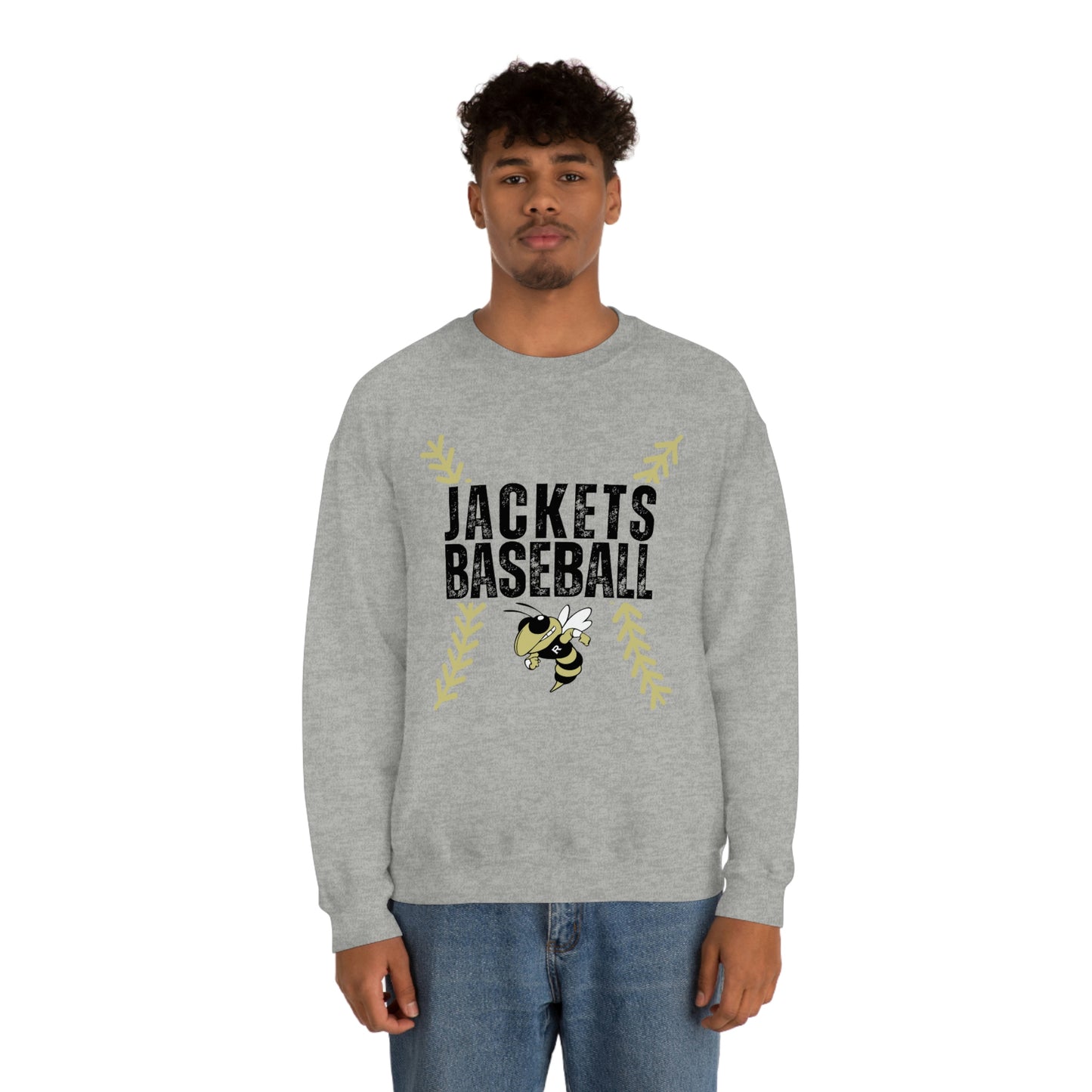 Jackets Baseball Gildan 18000 Unisex Heavy Blend Crewneck Sweatshirt