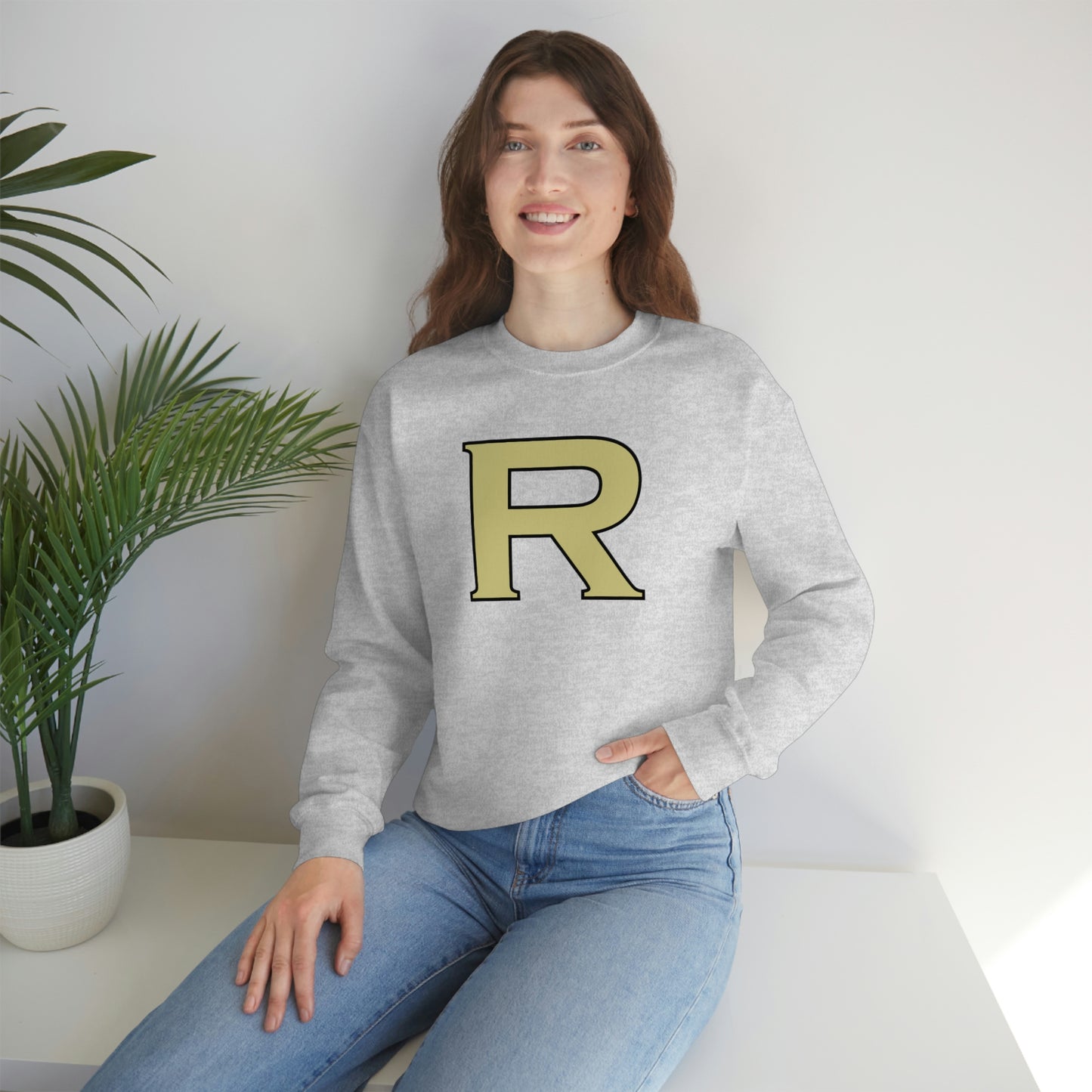 Rockmart Jackets School Spirit Gildan 18000 Unisex Heavy Blend Crewneck Sweatshirt