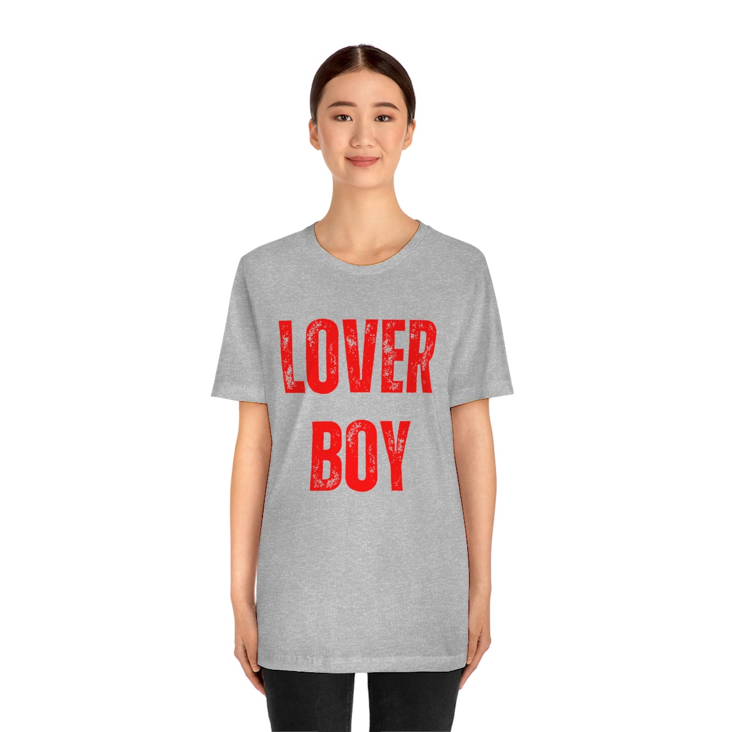 Men's Lover Boy Valentine Shirt Unisex Jersey Short Sleeve Tee