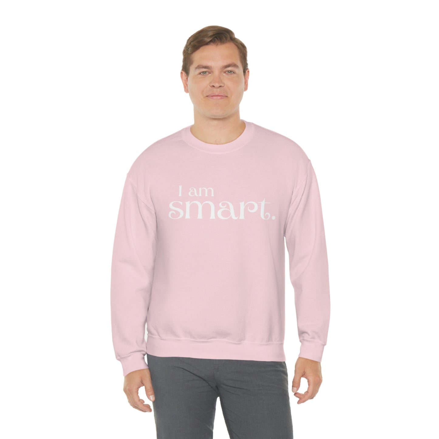 I am smart Women's affirmation crew neck sweatshirt