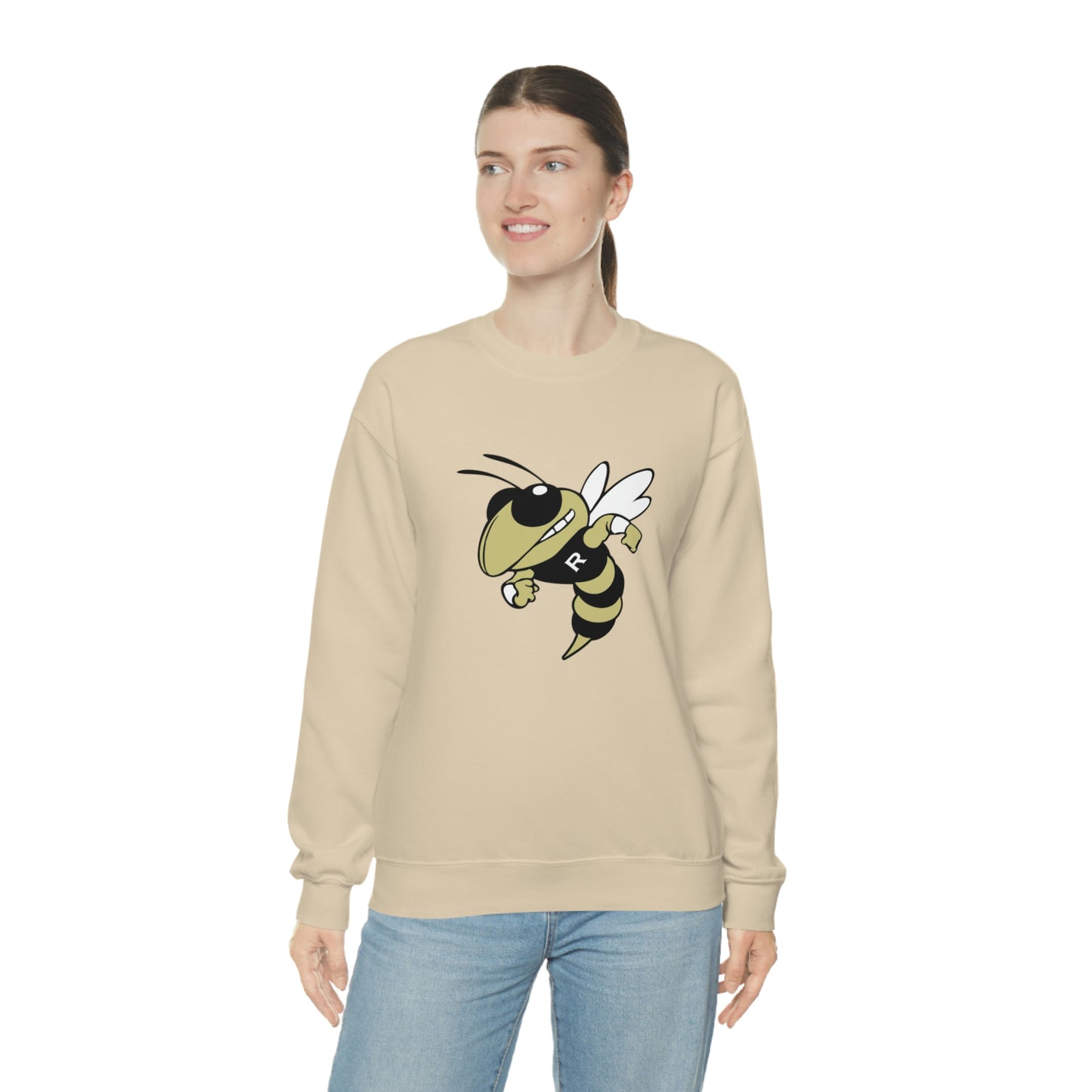 Rockmart Jackets School Spirit Gildan 18000 Unisex Heavy Blend Crewneck Sweatshirt