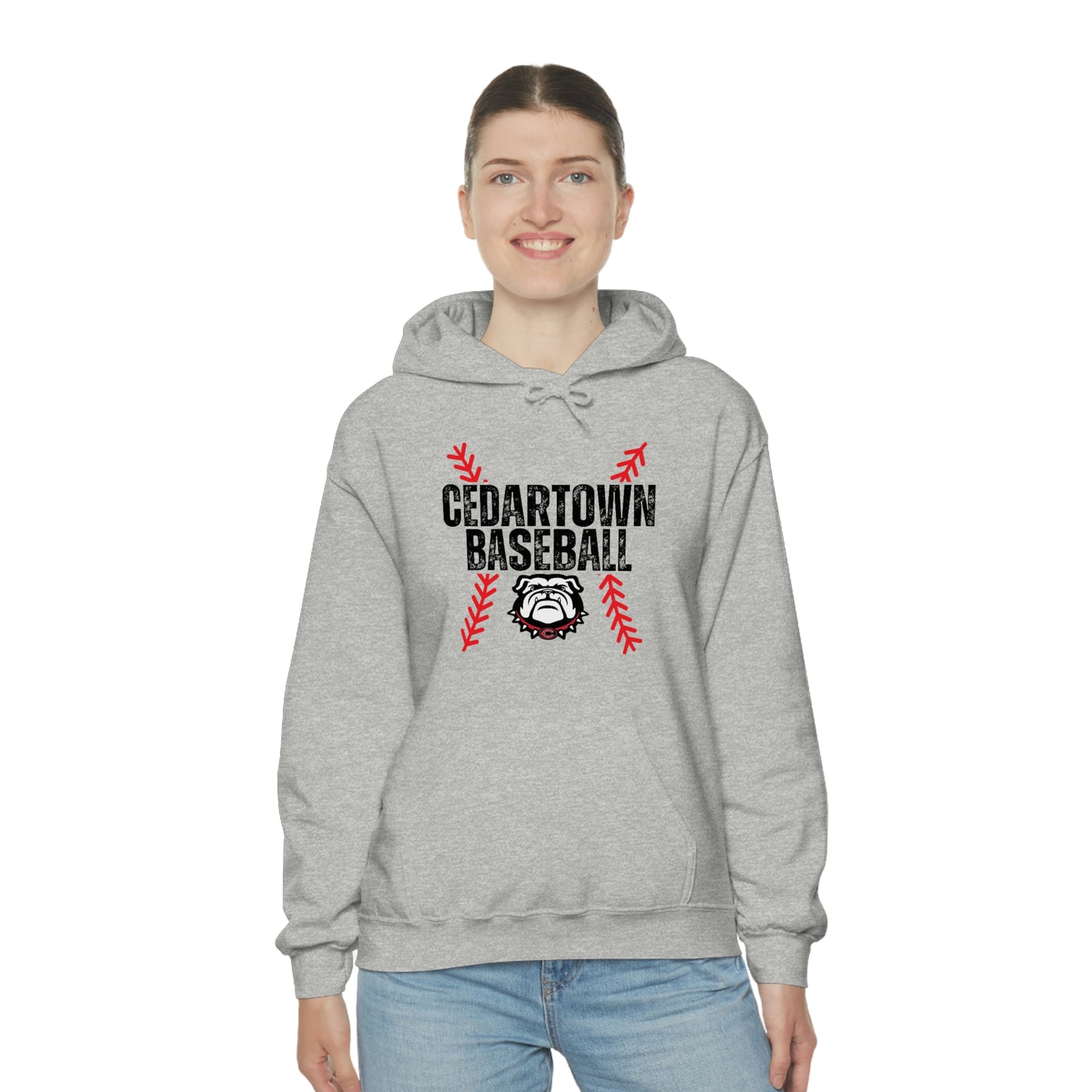 Cedartown Baseball Gildan 18500 Unisex Heavy Blend Hooded Sweatshirt with Pockets