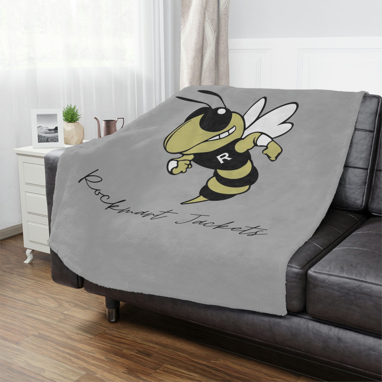 Rockmart Jackets Spirit Minky Blanket