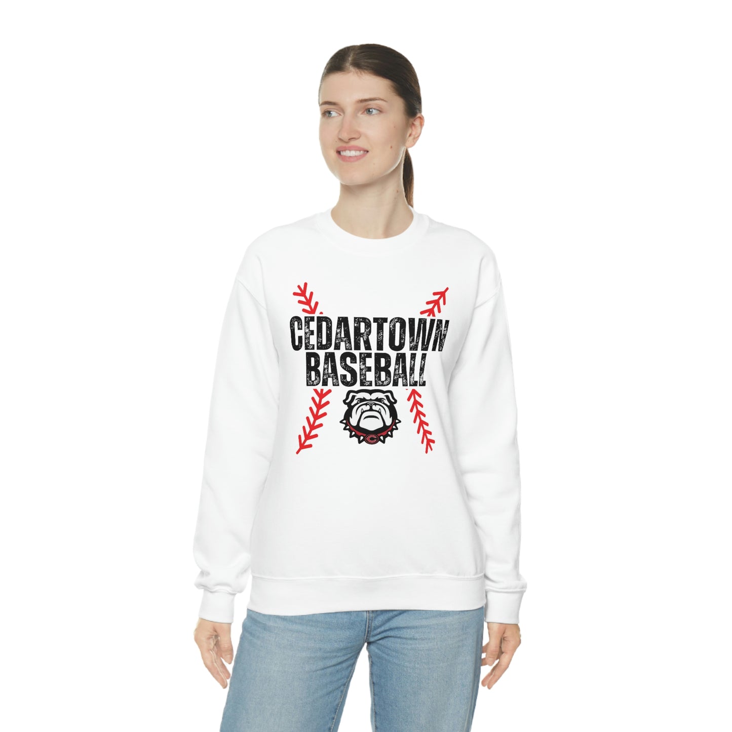 Cedartown Baseball Gildan 18000 Unisex Heavy Blend Crewneck Sweatshirt