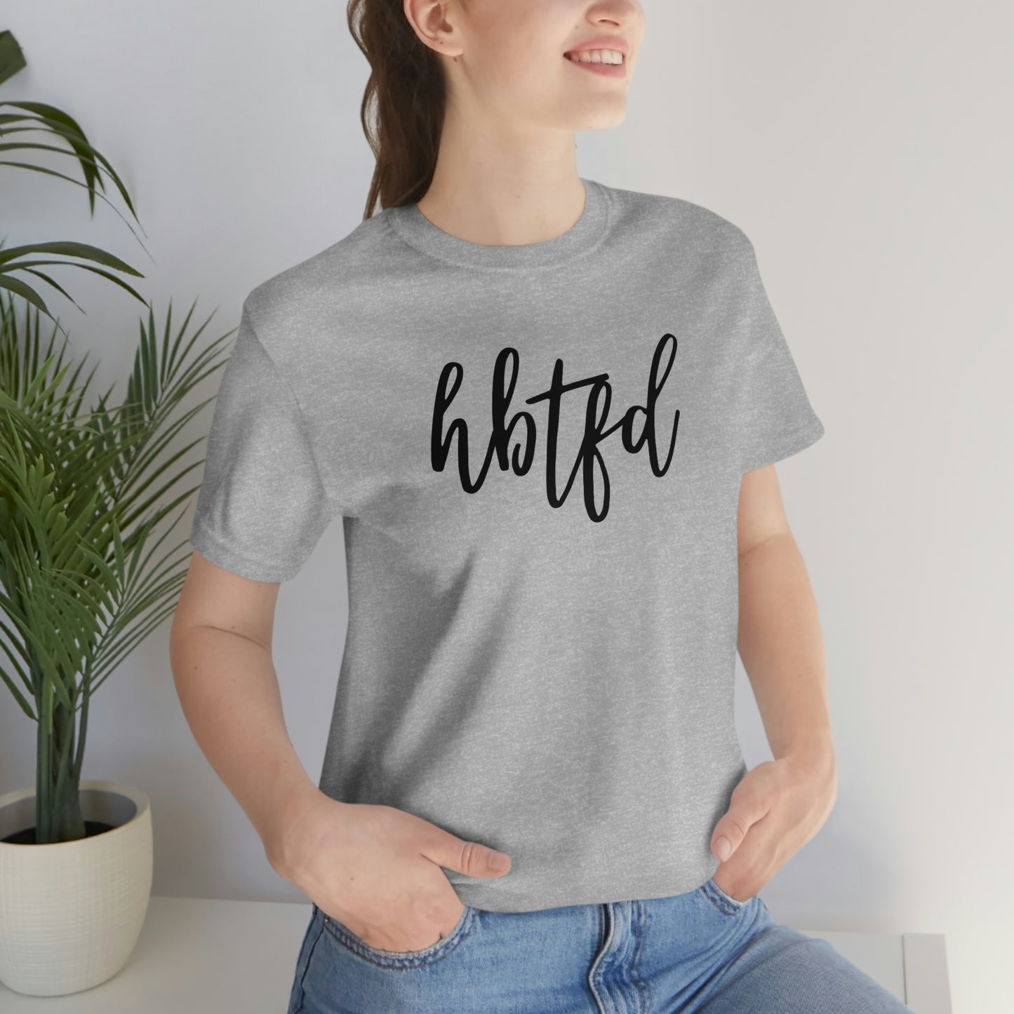 HBTFD girlie font Georgia Bulldog Soft Style Unisex Jersey Short Sleeve Tee