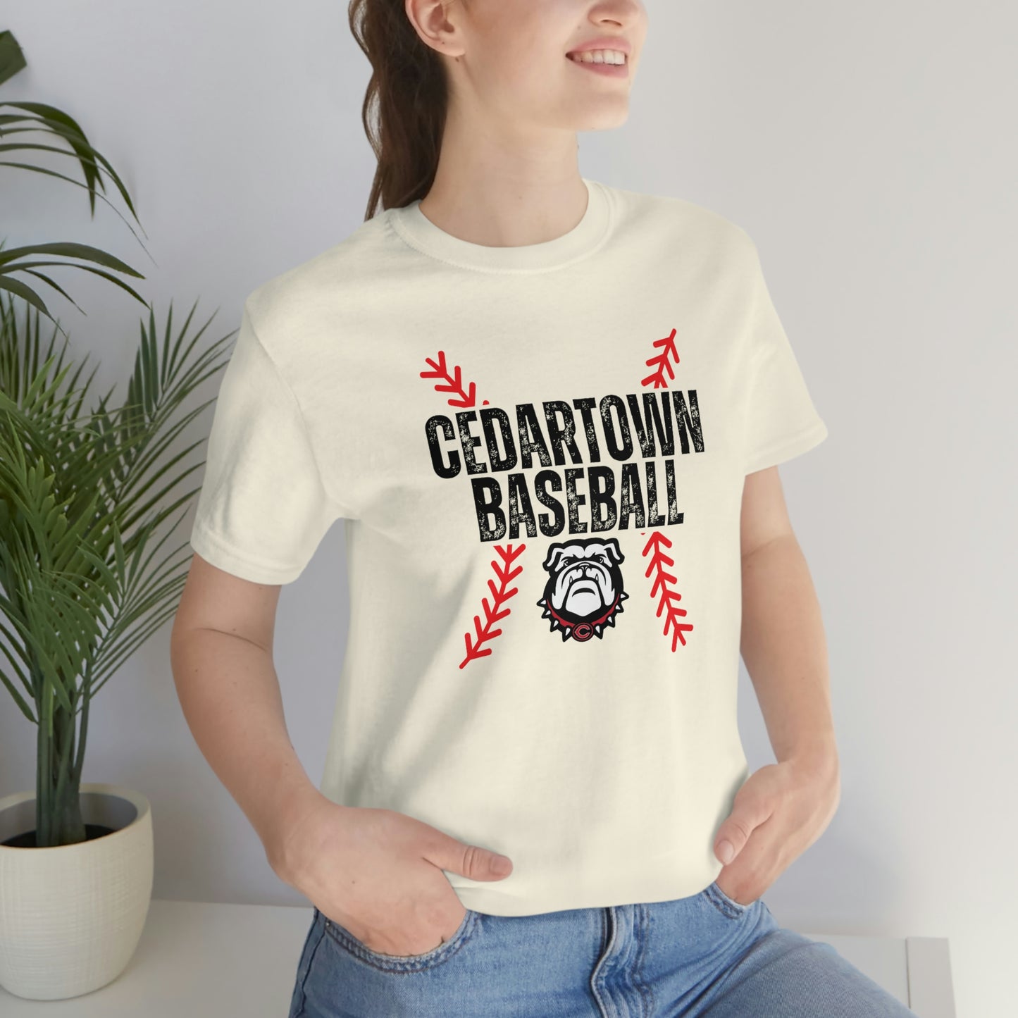 Cedartown Baseball Bella+Canvas 3001 Unisex Jersey Short Sleeve Tee