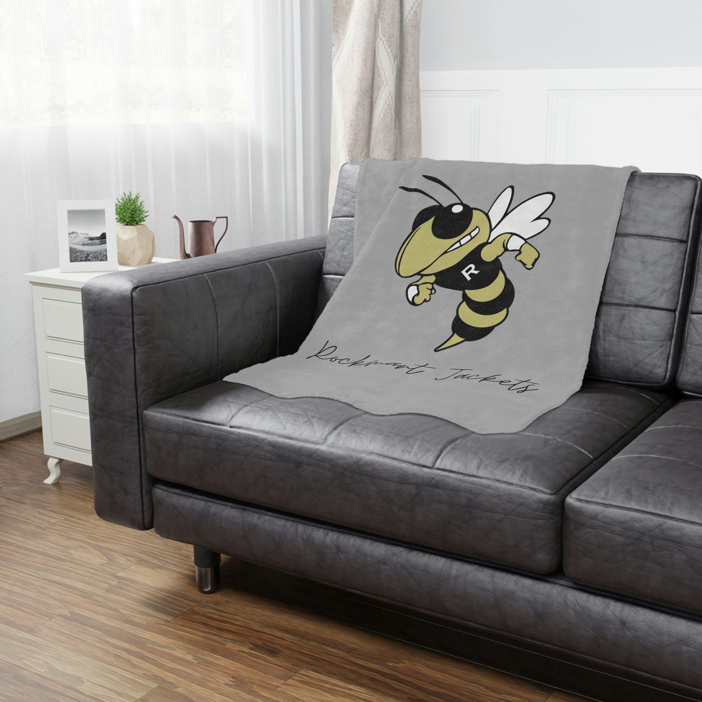 Rockmart Jackets Spirit Minky Blanket