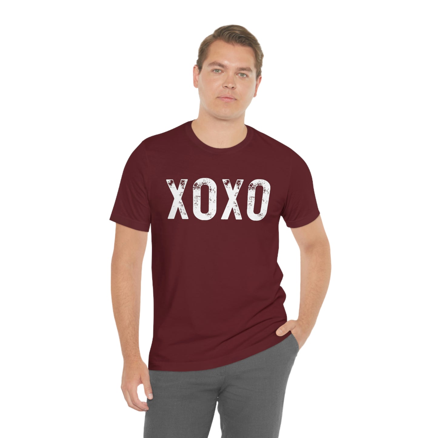 XOXO Valentine Shirt Unisex Jersey Short Sleeve Tee