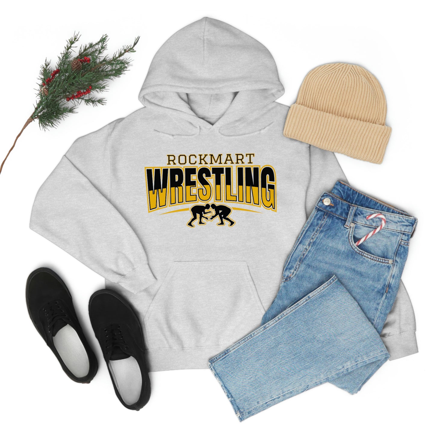 Rockmart Wrestling Hoodie Unisex Heavy Blend Hooded Sweatshirt