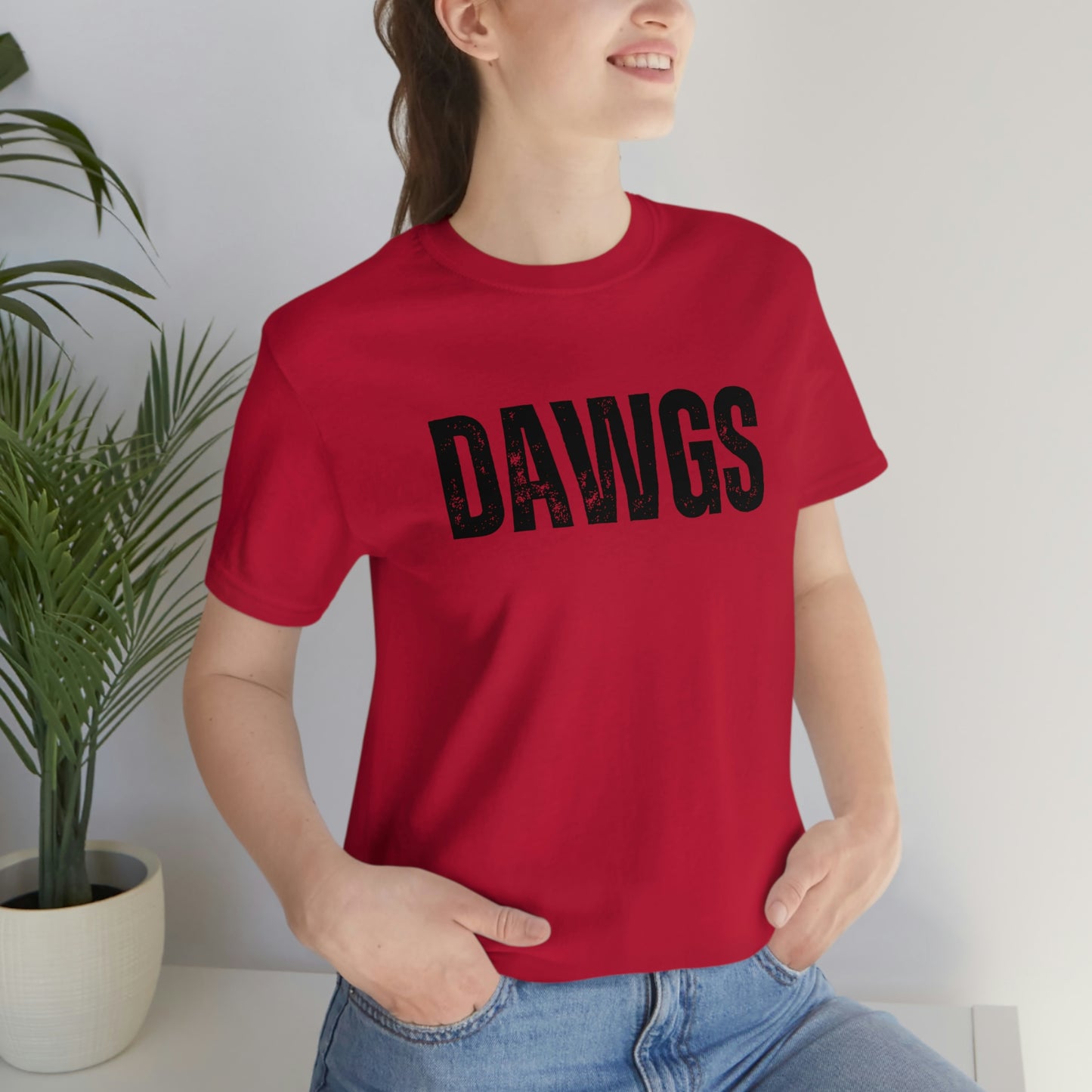 Dawgs Women's and Men's Bella+Canvas 3001 Unisex Jersey Short Sleeve Tee