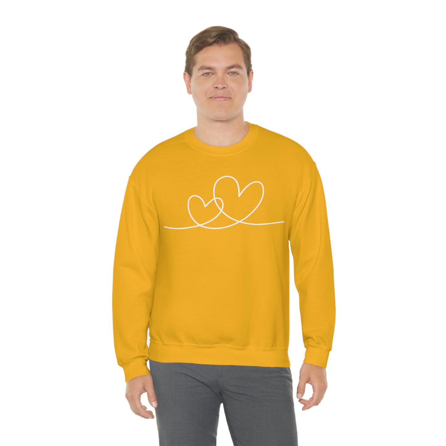 Valentine Hearts Women's Unisex Heavy Blend Crewneck Sweatshirt