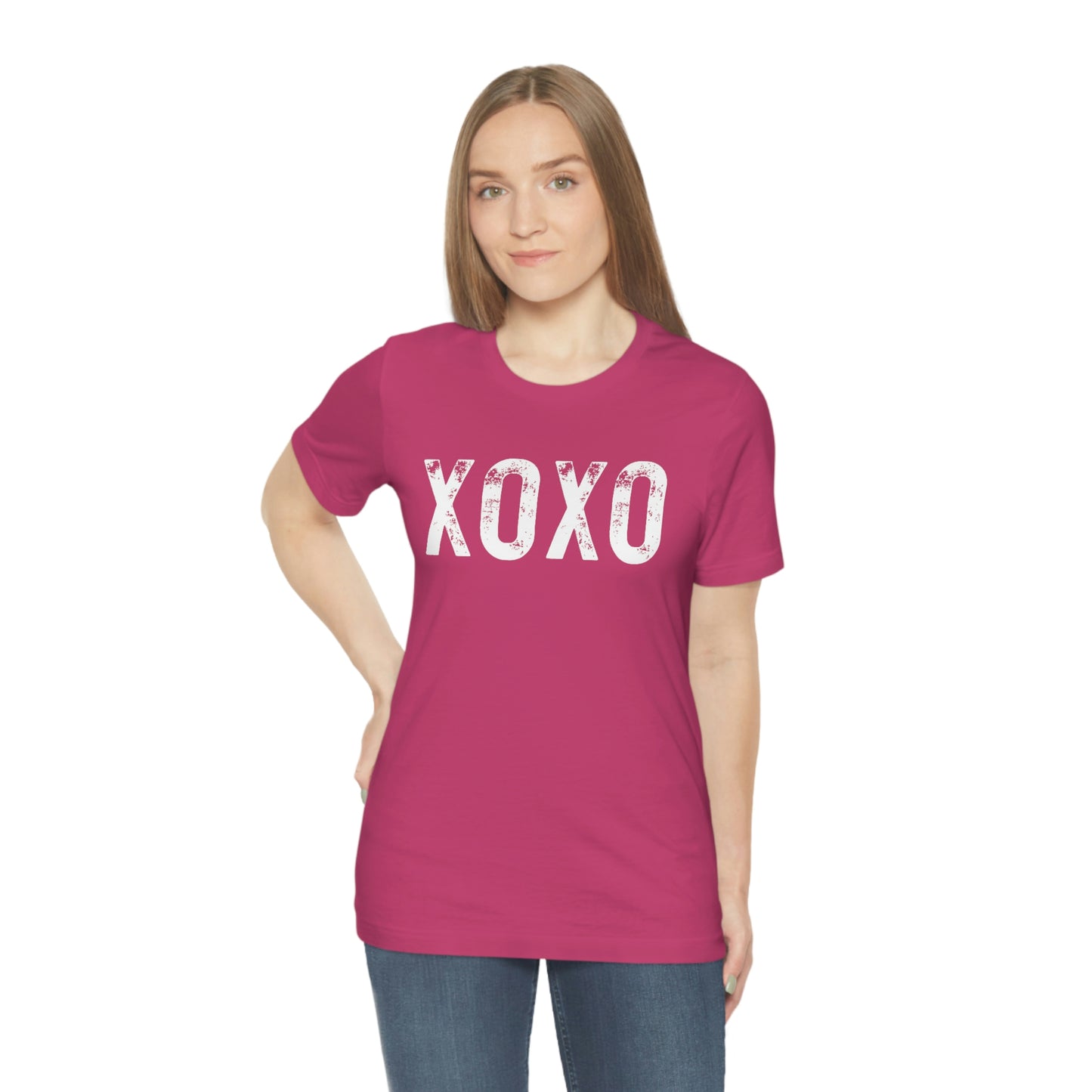 XOXO Valentine Shirt Unisex Jersey Short Sleeve Tee