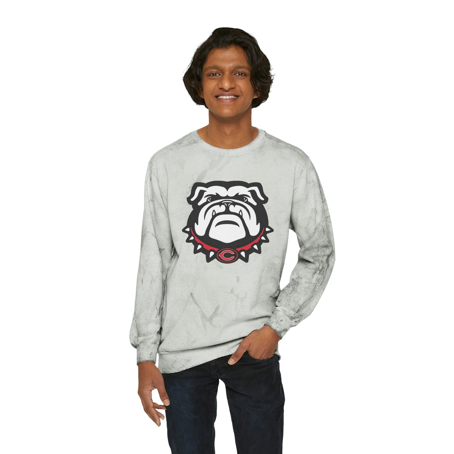 Cedartown Bulldogs Comfort Colors 1545 Unisex Color Blast Crewneck Sweatshirt