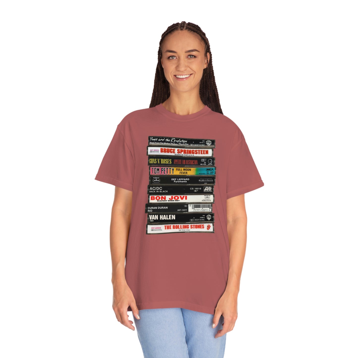 90's Rock Cassette Comfort Colors 1717 Unisex Garment-Dyed T-shirt