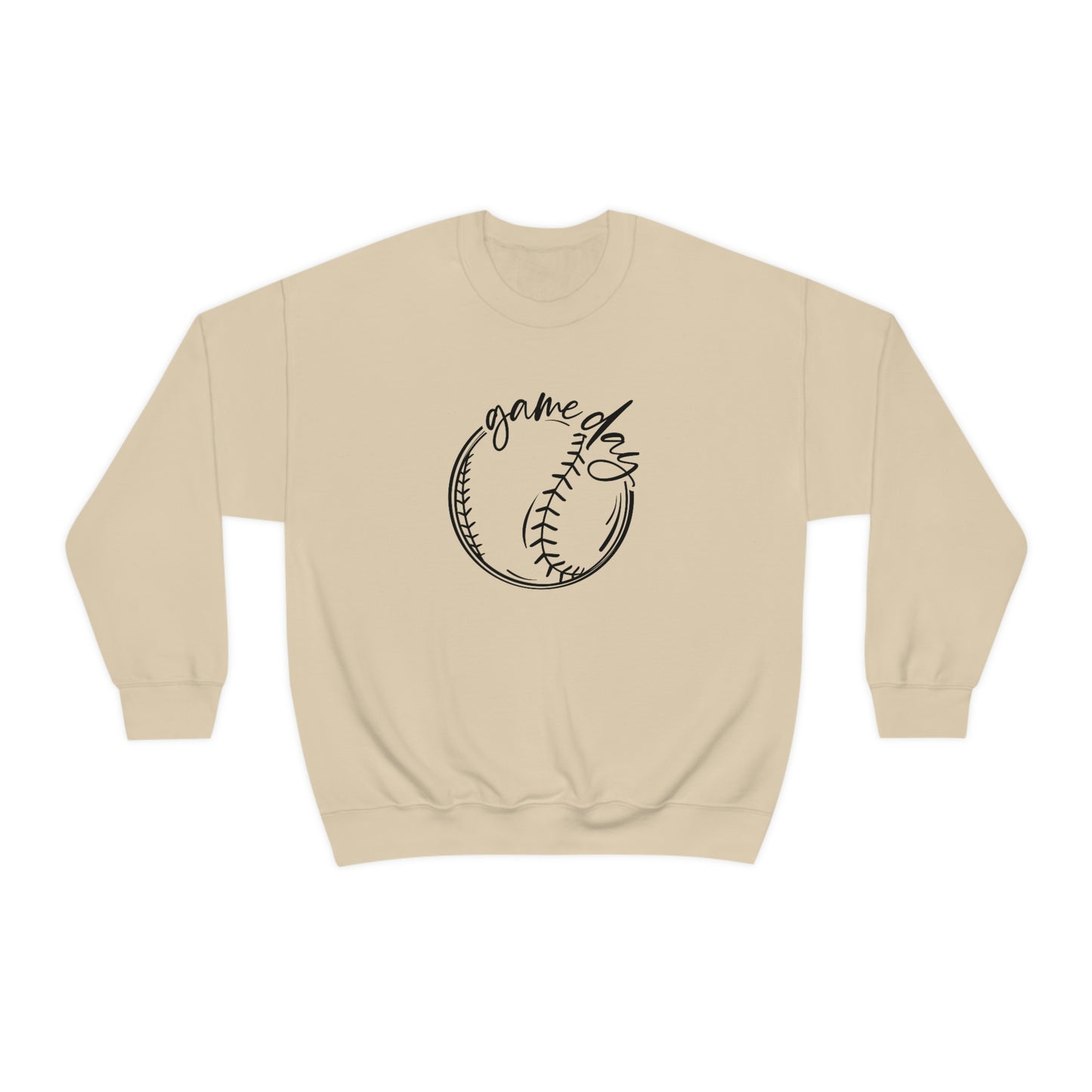 Baseball Game Day Gildan 18000Unisex Heavy Blend Crewneck Sweatshirt