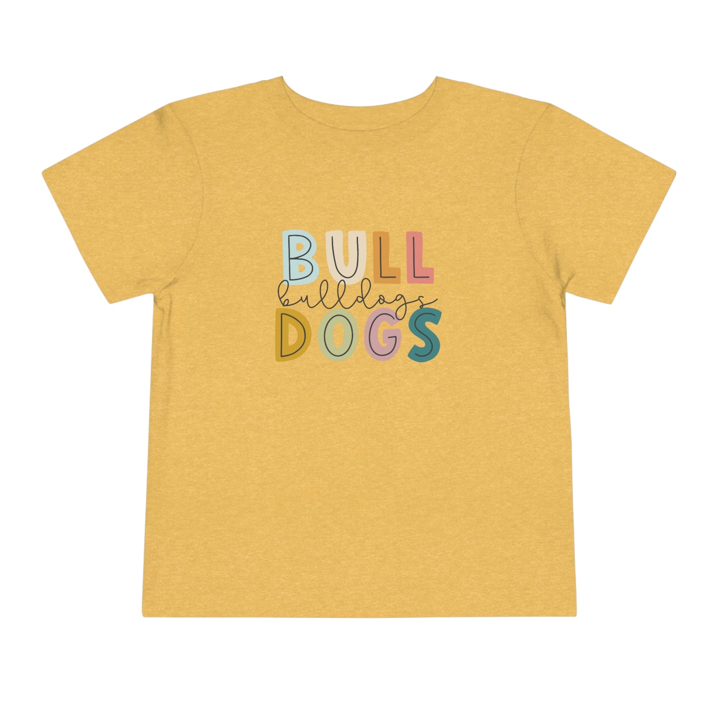 Bulldogs Bella+Canvas 3001 Toddler Short Sleeve Tee