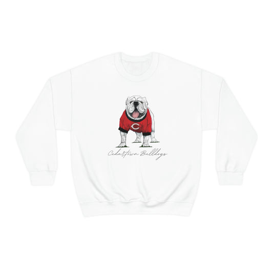 Cedartown Bulldogs Gildan 18000 Unisex Heavy Blend Crewneck Sweatshirt