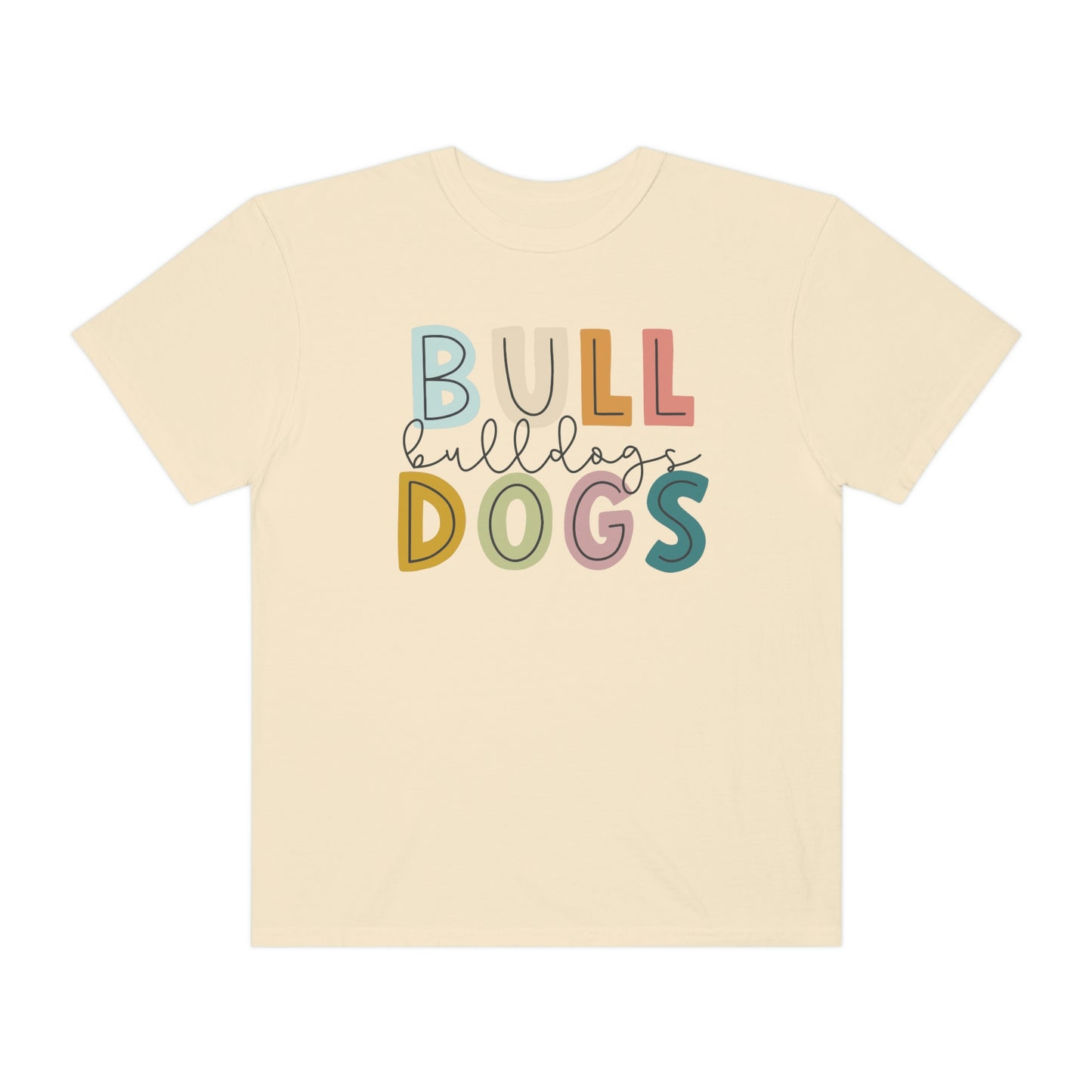 Bulldogs Comfort Colors 1717 Unisex Garment-Dyed T-shirt