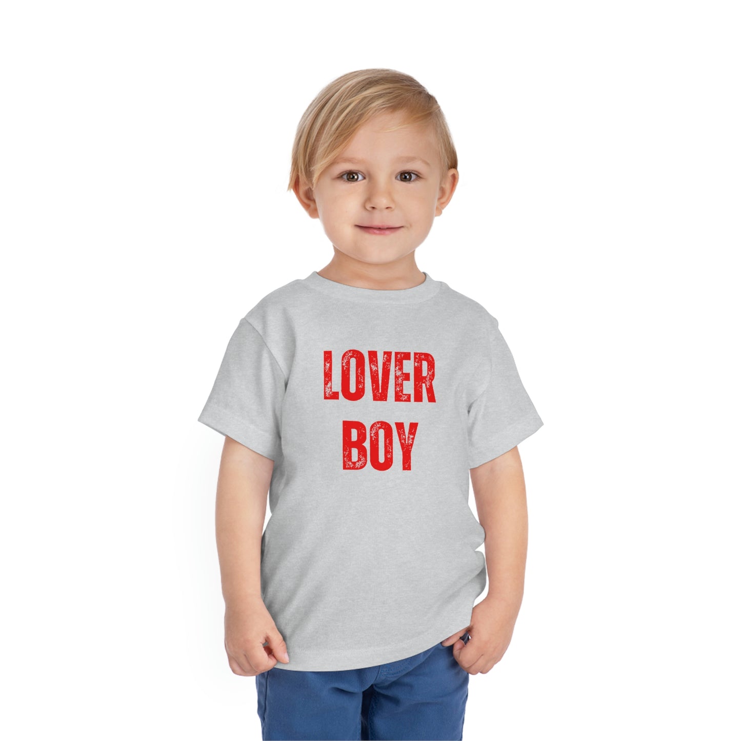 Valentine Lover Boy Toddler Short Sleeve Tee