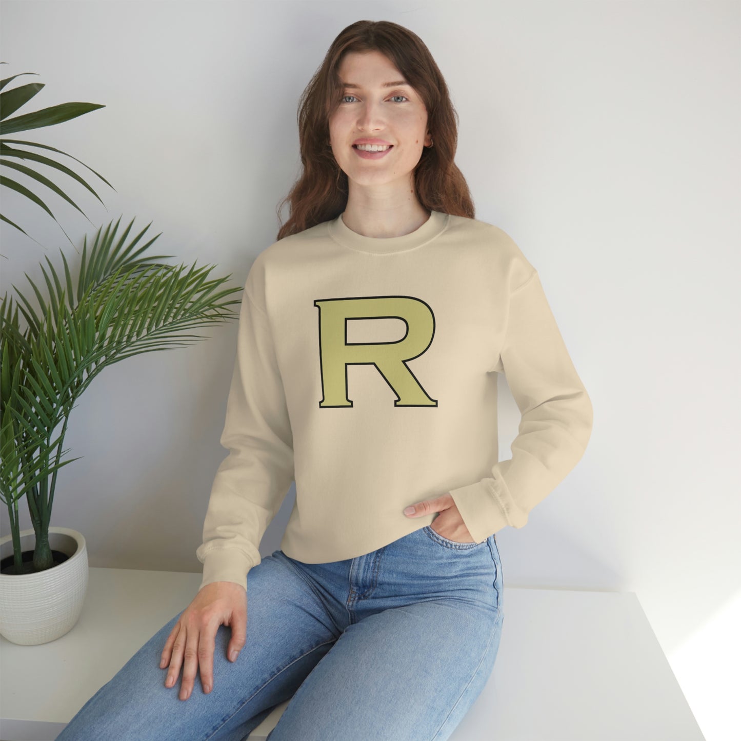 Rockmart Jackets School Spirit Gildan 18000 Unisex Heavy Blend Crewneck Sweatshirt