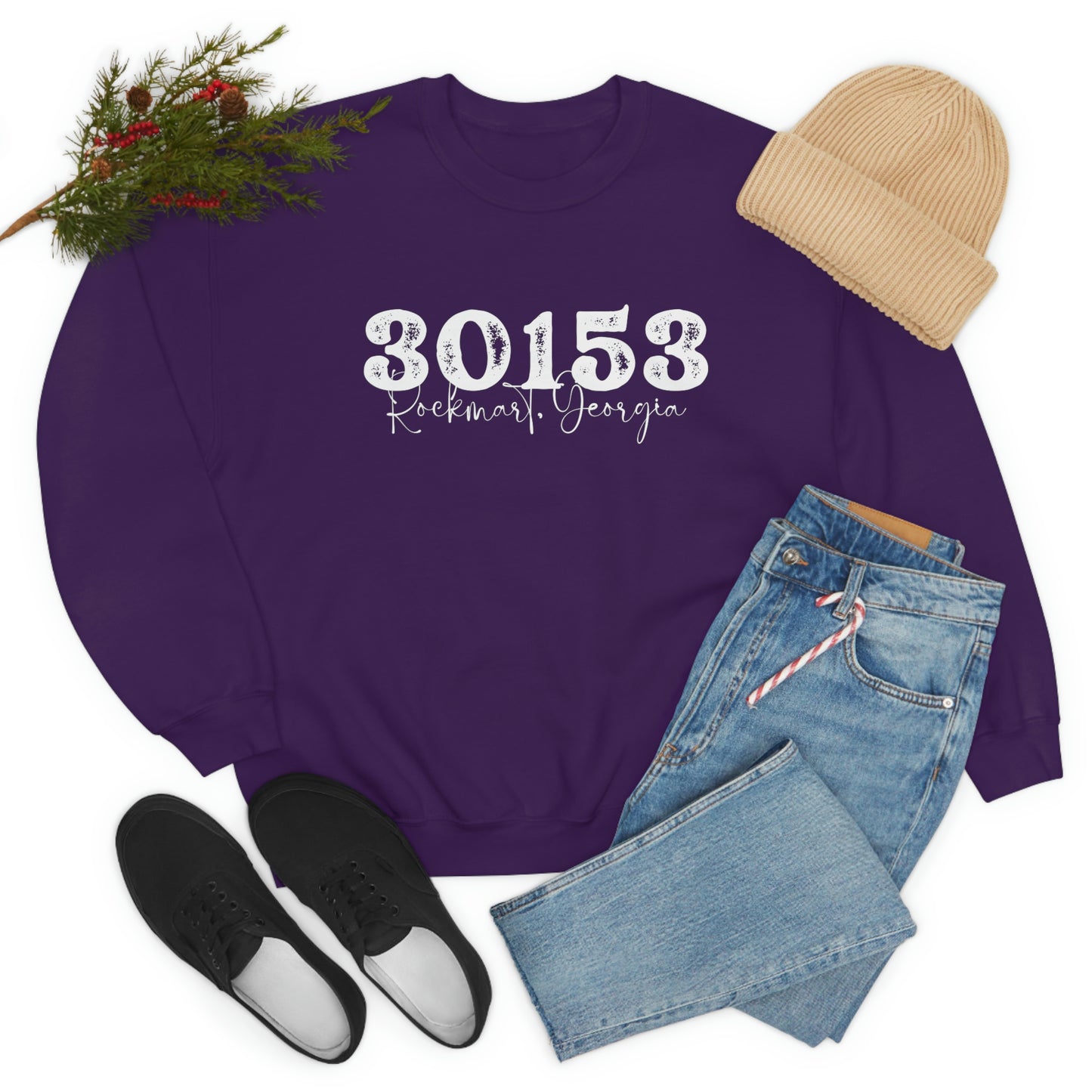 30153 Hometown Sweatshirt Unisex Heavy Blend Crewneck Sweatshirt