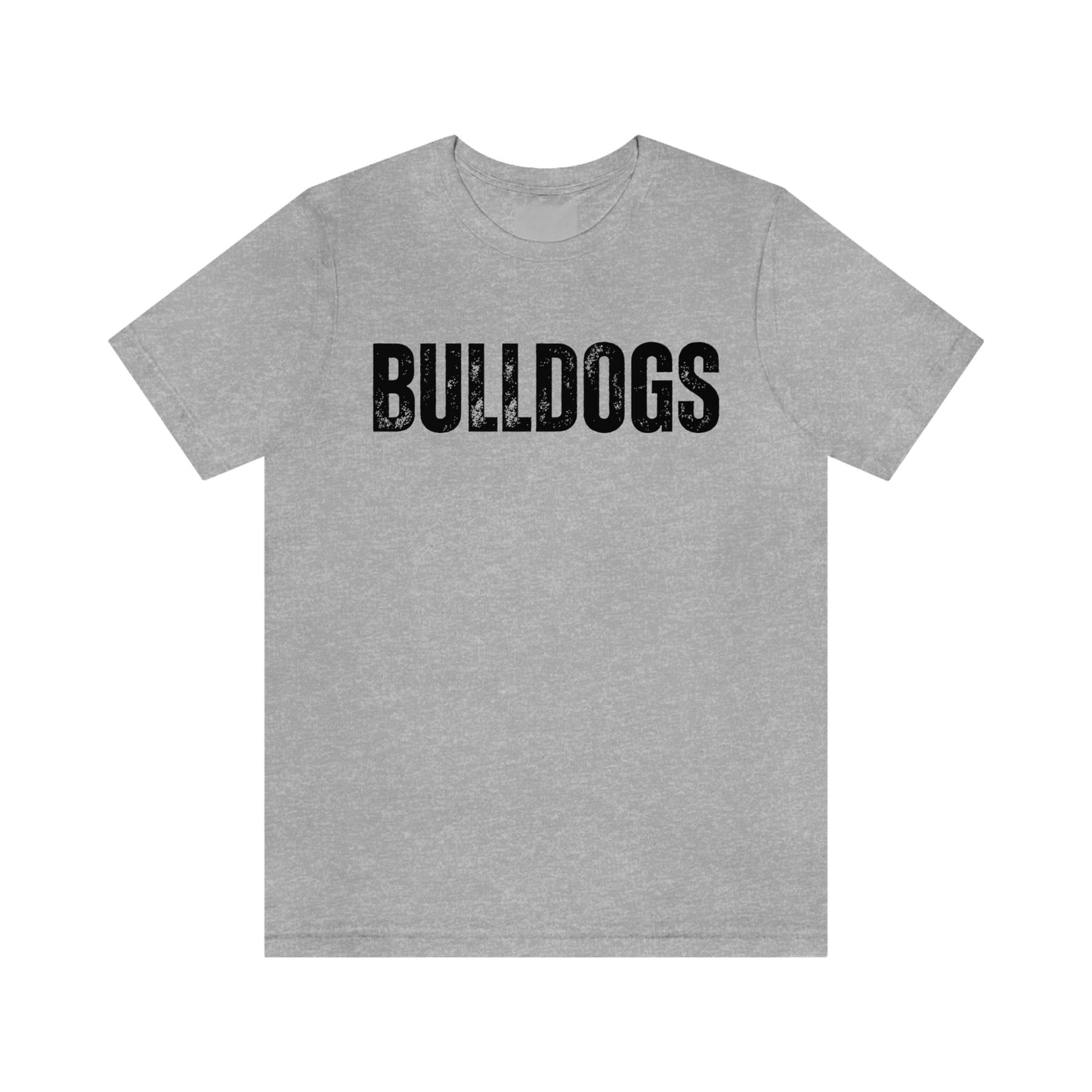 Bulldogs Women's and Men's Unisex Jersey Short Sleeve Tee Bella+Canvas 3001