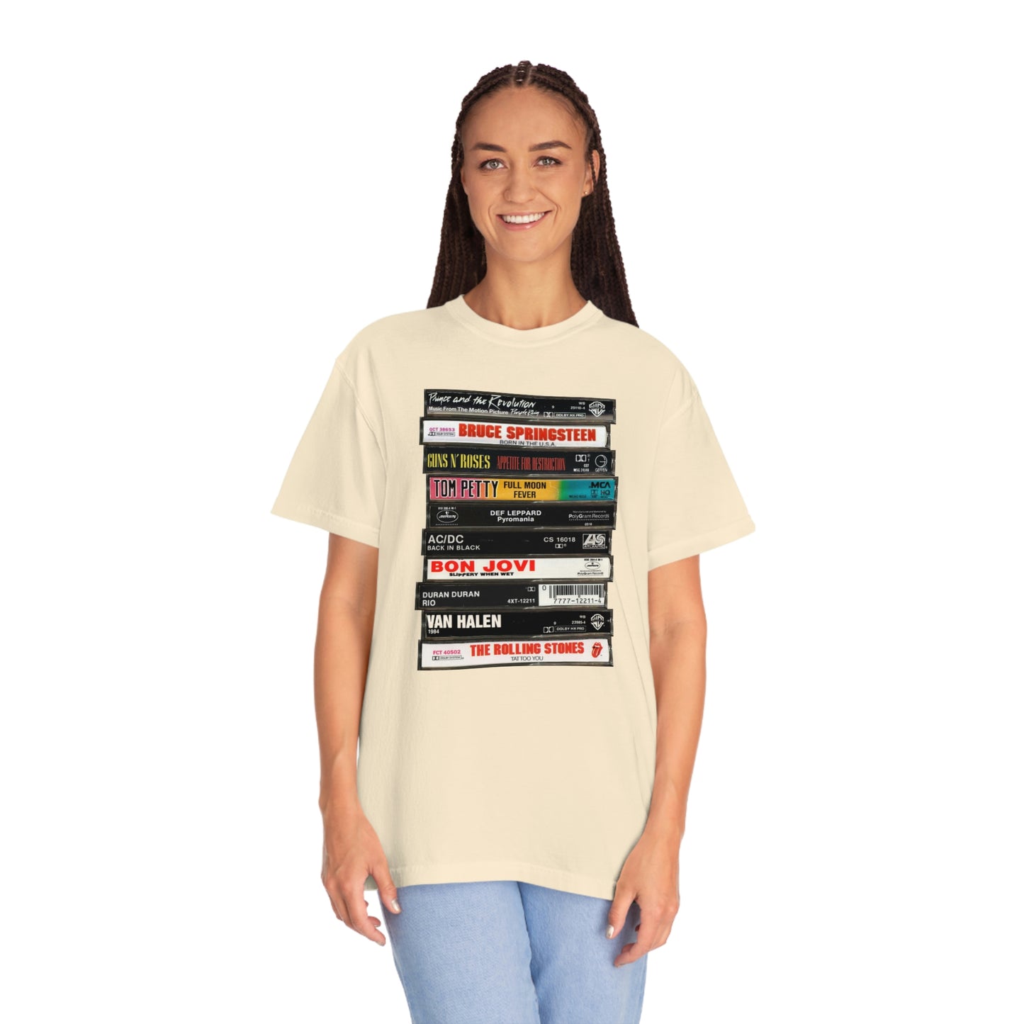 90's Rock Cassette Comfort Colors 1717 Unisex Garment-Dyed T-shirt