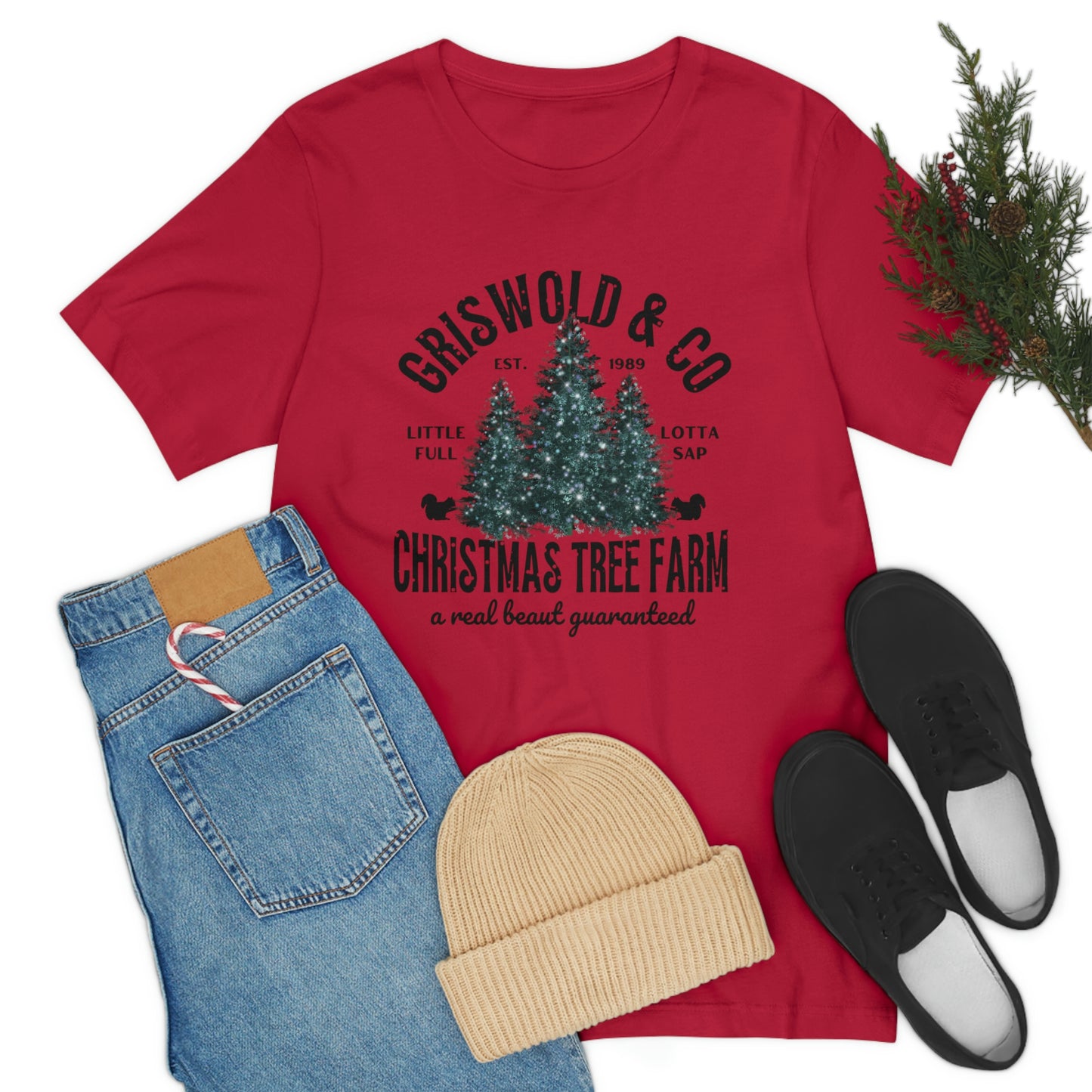 Christmas Griswold Tree Farm Unisex Jersey Short Sleeve Tee