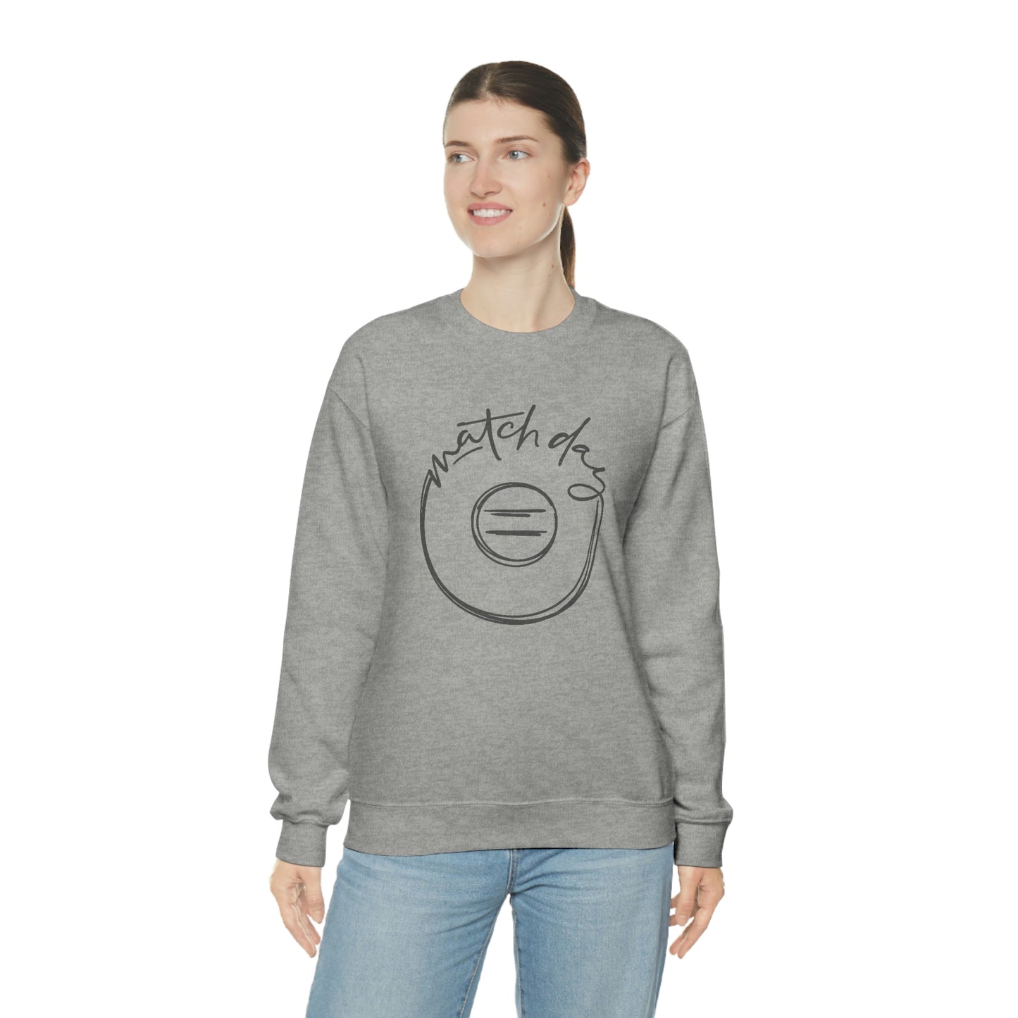 Wrestling Match Day Unisex Heavy Blend Crewneck Sweatshirt