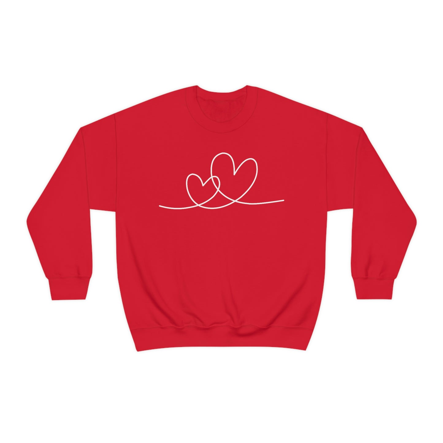 Valentine Hearts Women's Unisex Heavy Blend Crewneck Sweatshirt