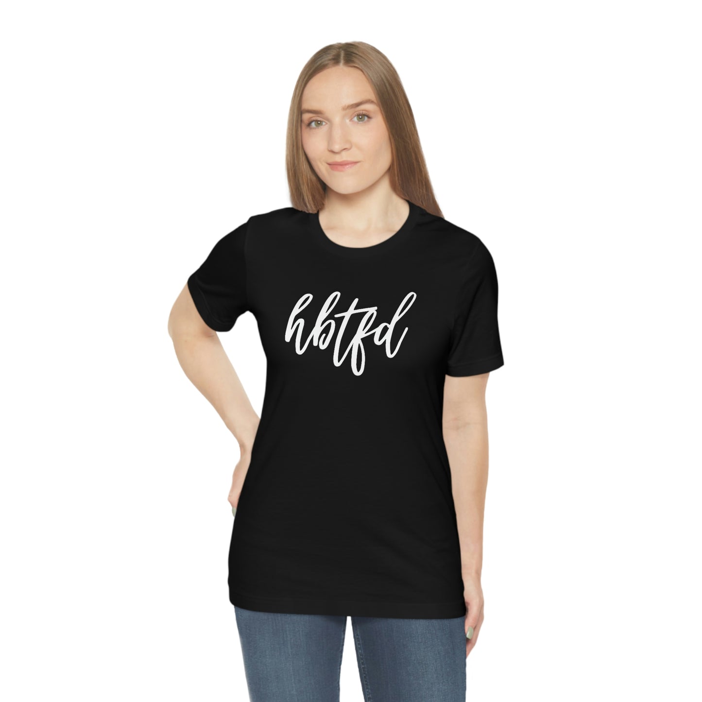 HBTFD girlie font Georgia Bulldog Soft Style Unisex Jersey Short Sleeve Tee